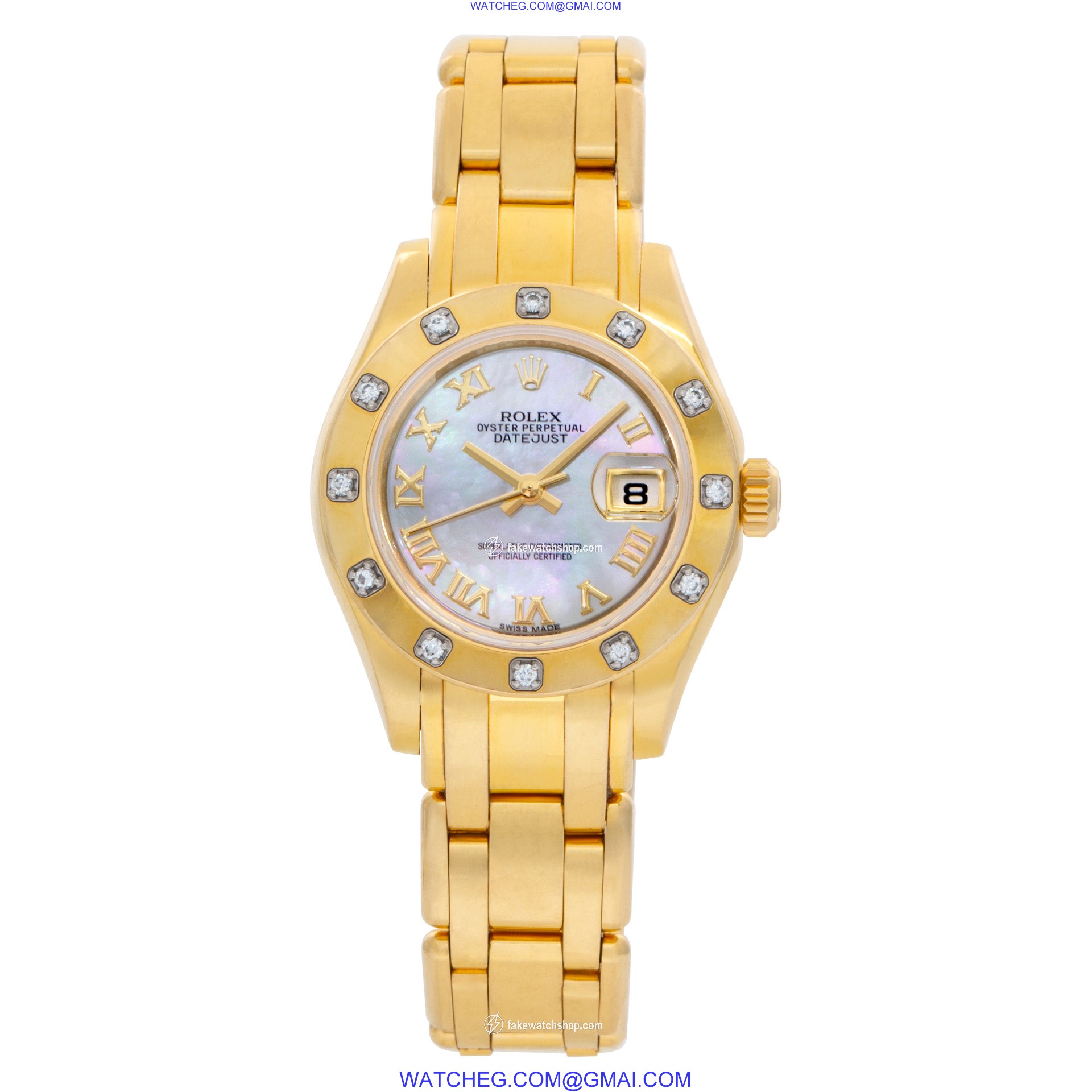 Rolex 80318 Pearlmaster Automatic Female 18k yellow gold 2