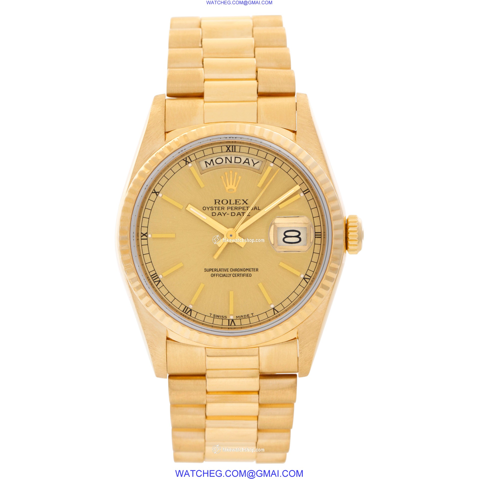 Rolex 18238 Day-Date Automatic Male 18k yellow gold 2