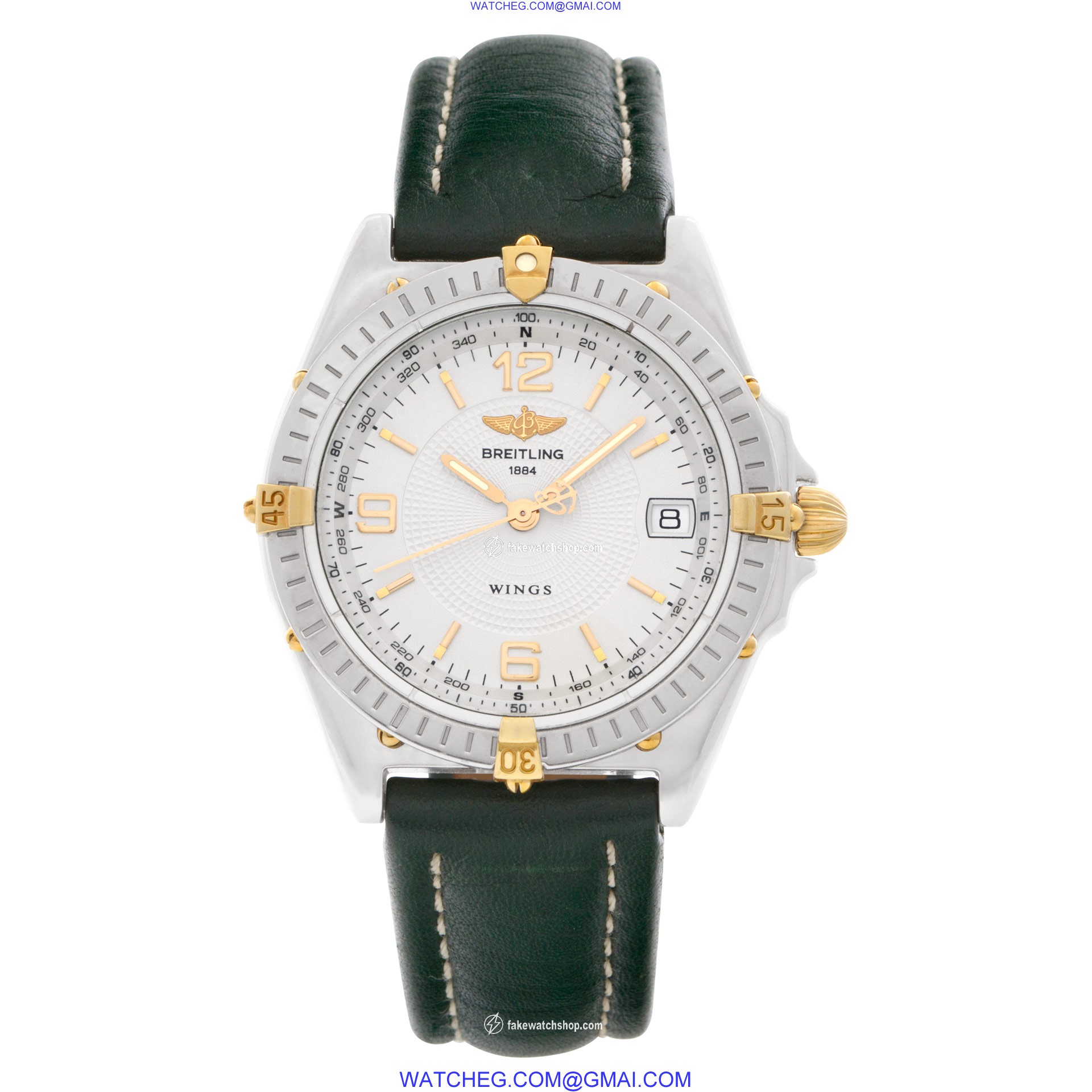 Breitling b10050 Wings Automatic Unisex 18k gold & Stainless Steel 2