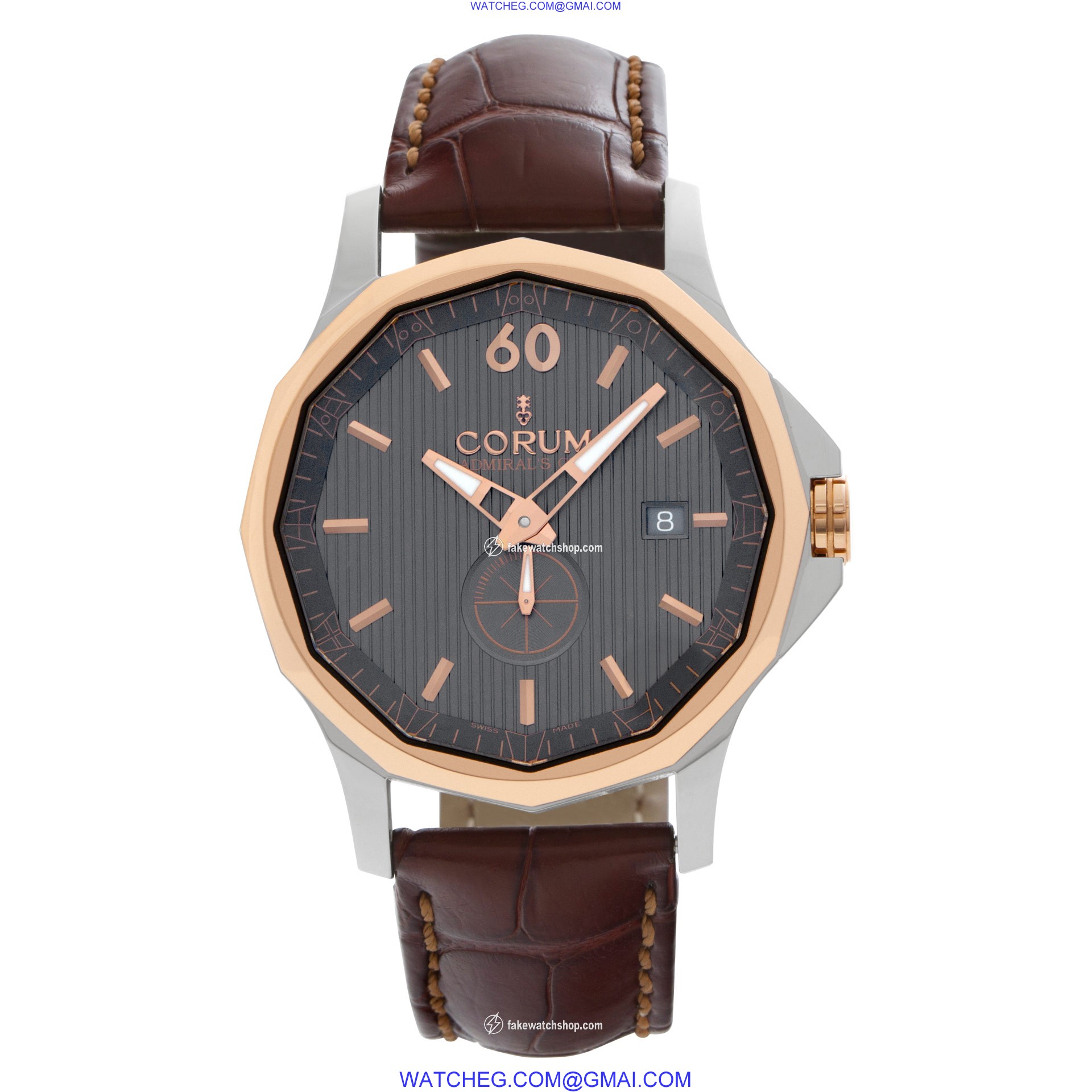 Corum 395.101.24/0F02 AK11 Admirals Cup Automatic Unisex 18k gold & Stainless Steel 2