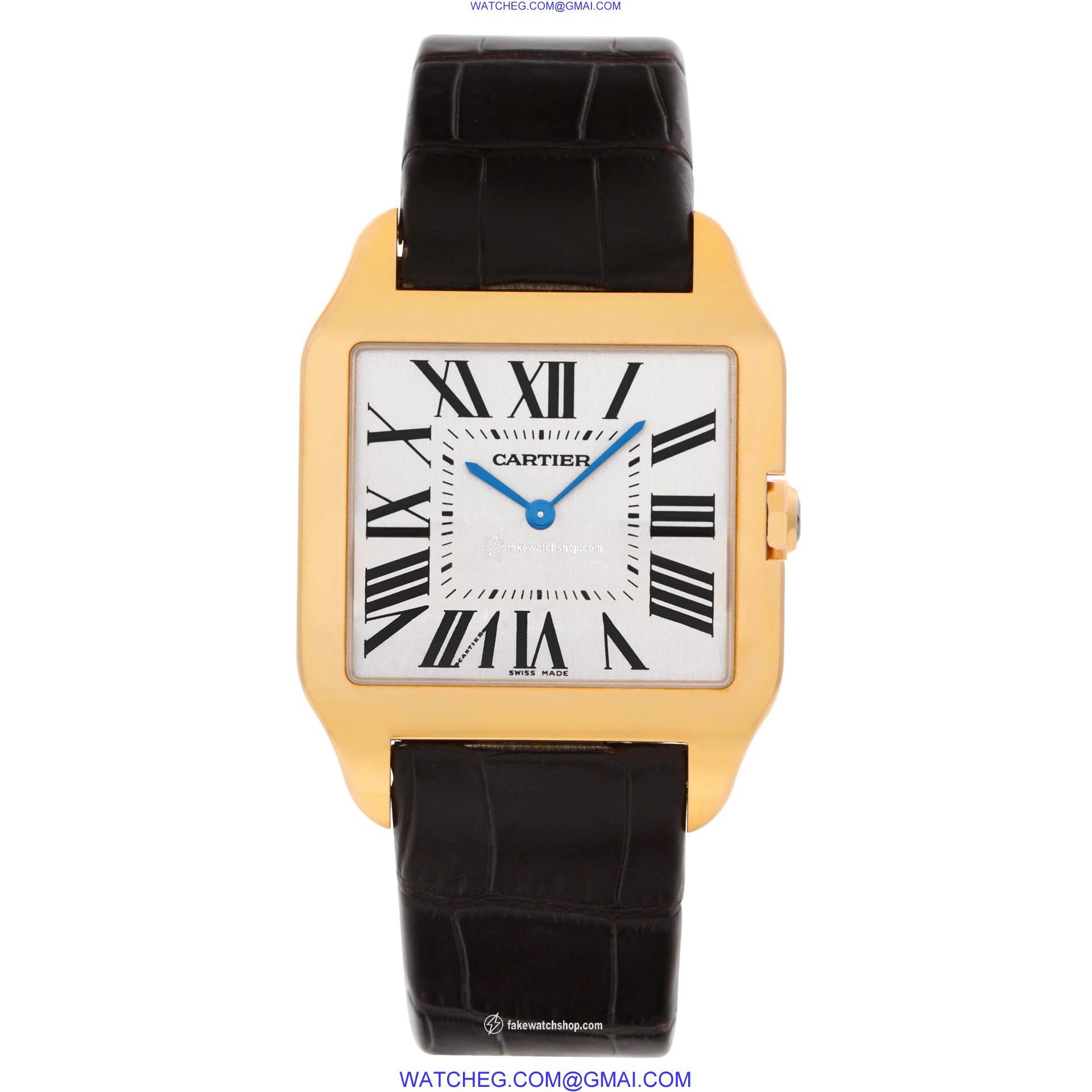 Cartier W2006951 Santos Dumont Manual Male 18k rose gold 2