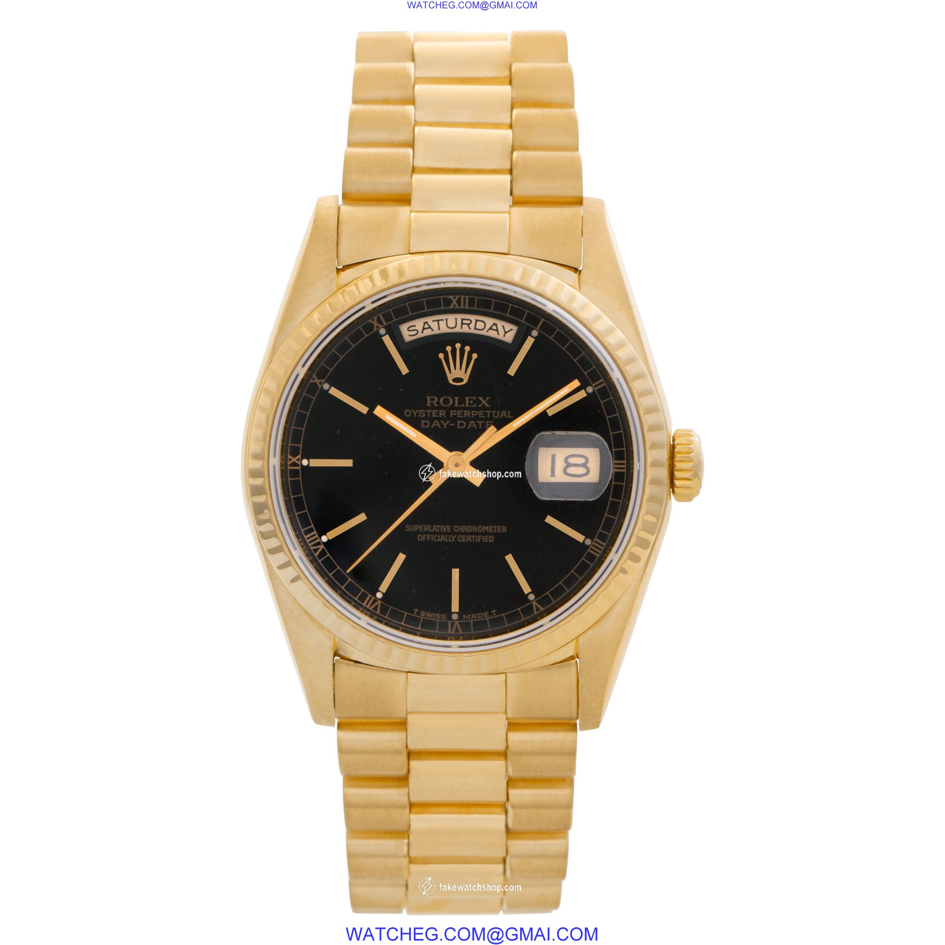 Rolex 18238 Day-Date Automatic Male 18k yellow gold 2
