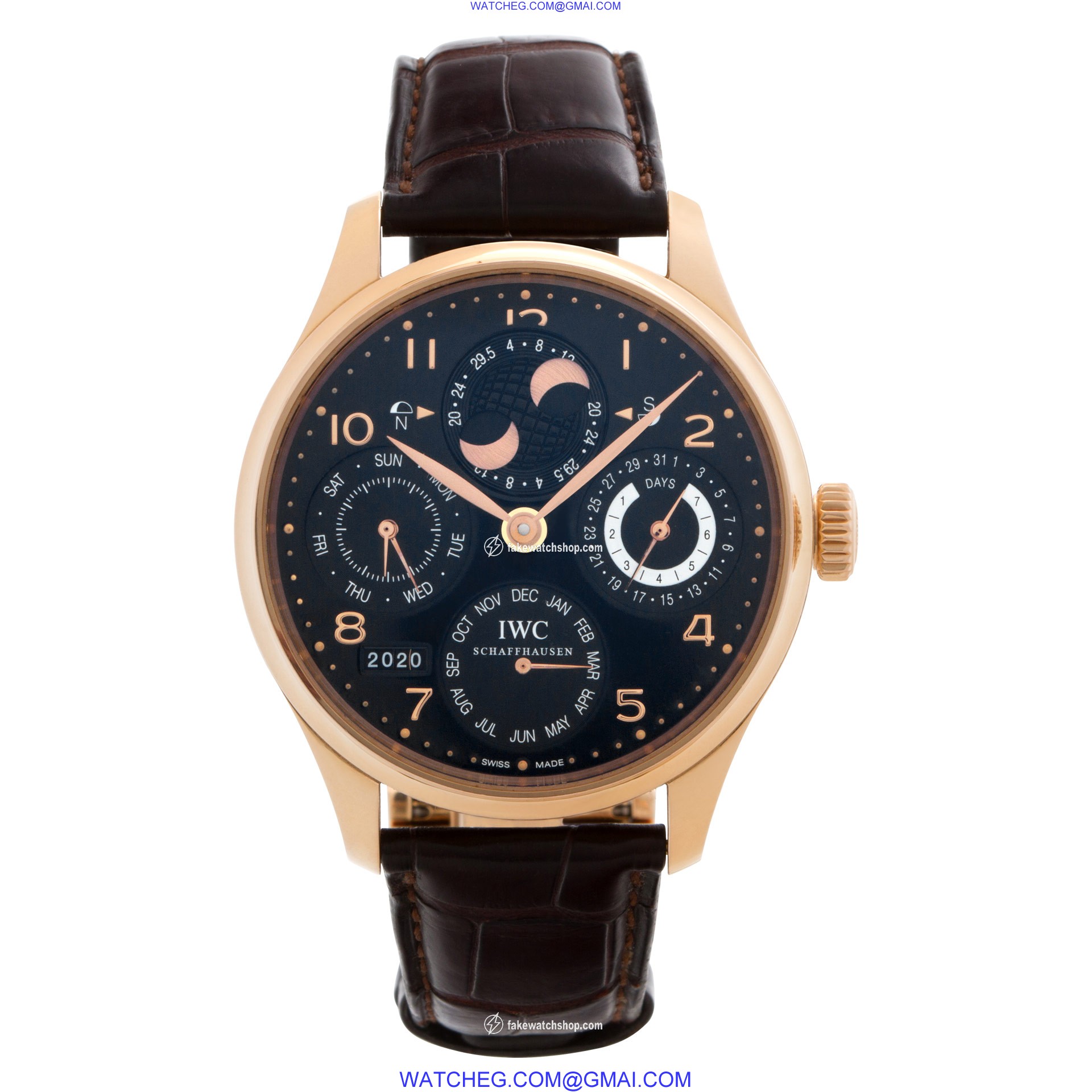 IWC IW5021-03 Portuguese Perpetual Automatic Unisex 18k rose gold 2