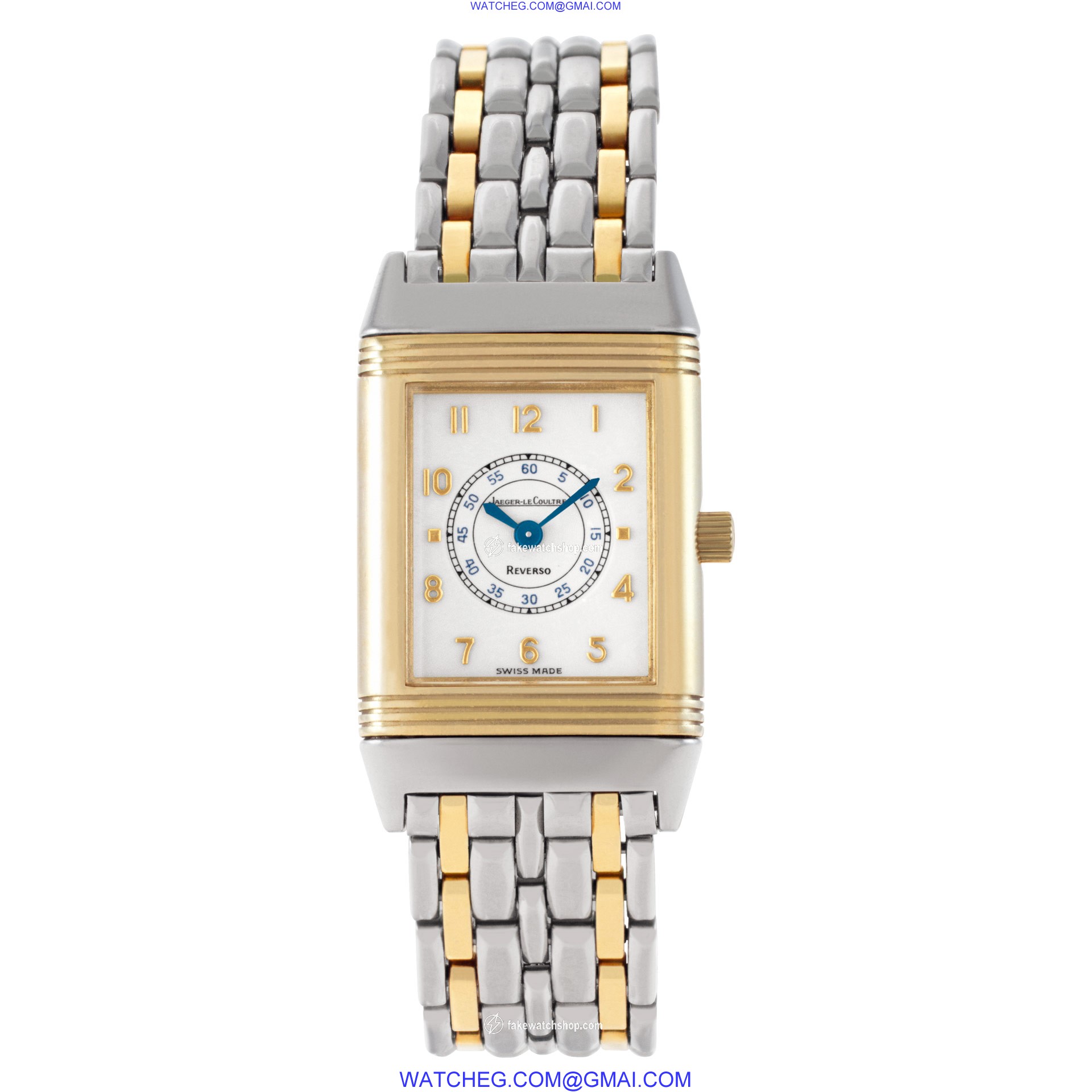 Jaeger LeCoultre 260.5.08 Reverso Quartz Female 18k gold & Stainless Steel 2