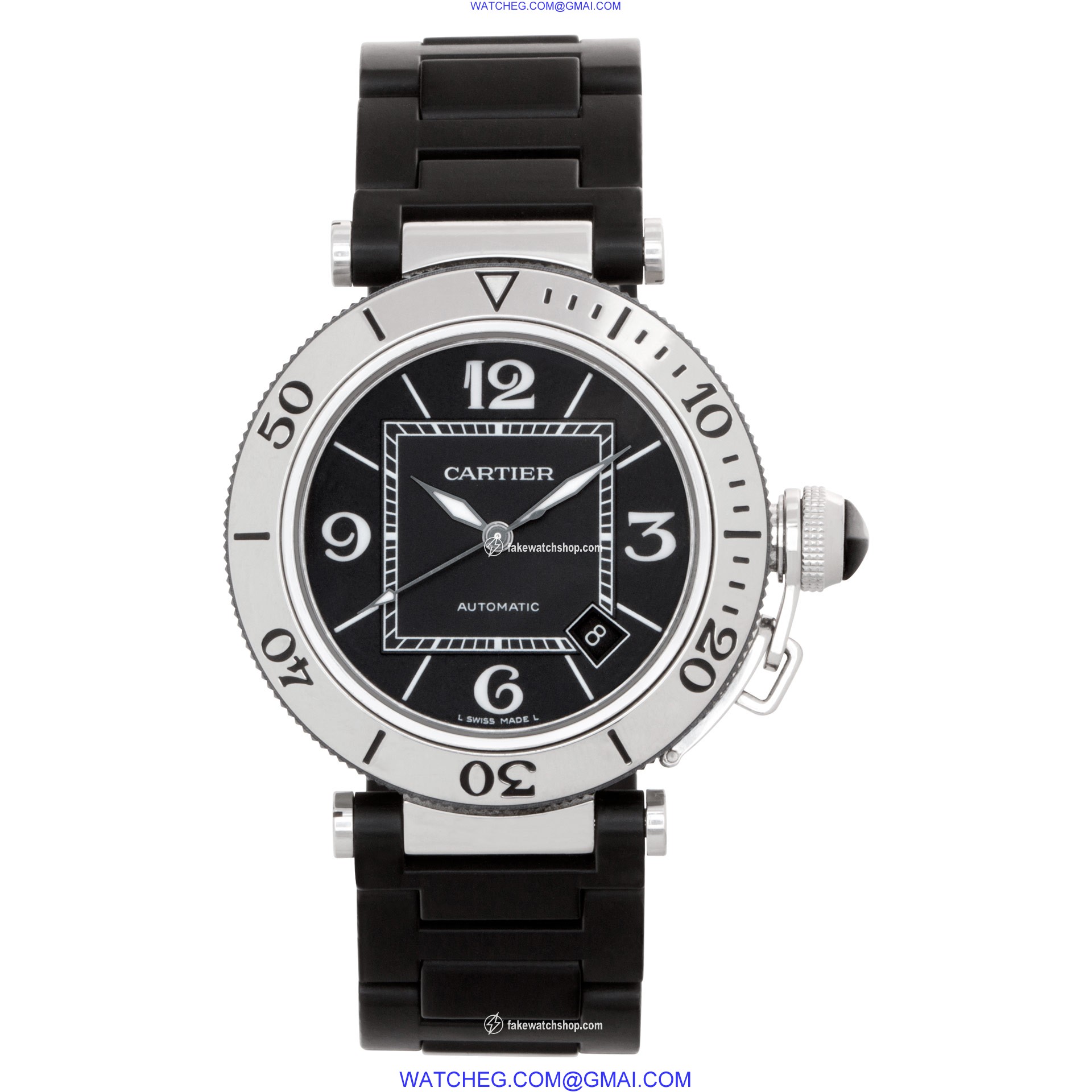 Cartier w31077U2 Pasha Seatimer Automatic Male Stainless Steel 2