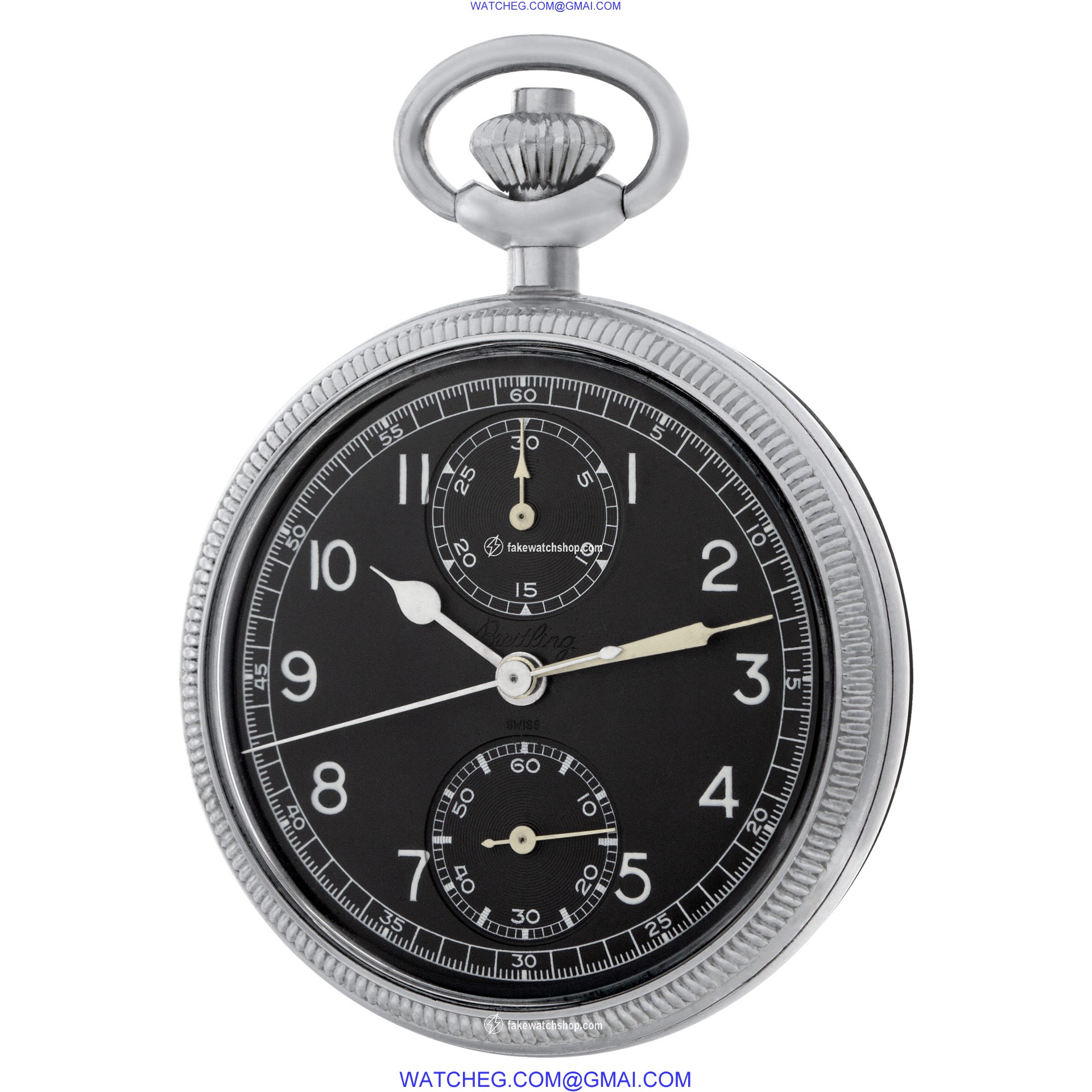 Breitling Breitling 704 pocket watch Manual Male Stainless Steel 2