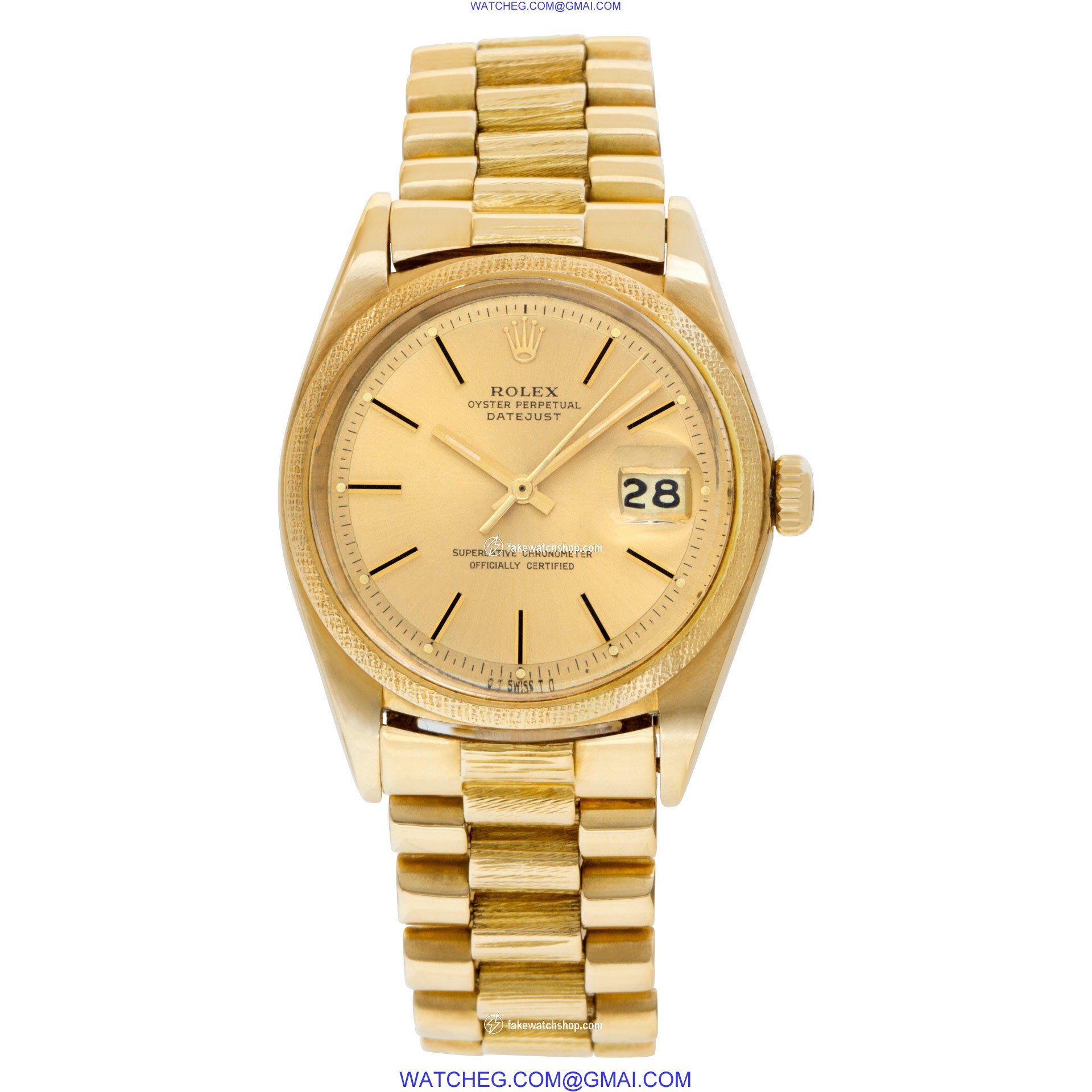 Rolex 1611 Datejust Automatic Male 18k yellow gold 2