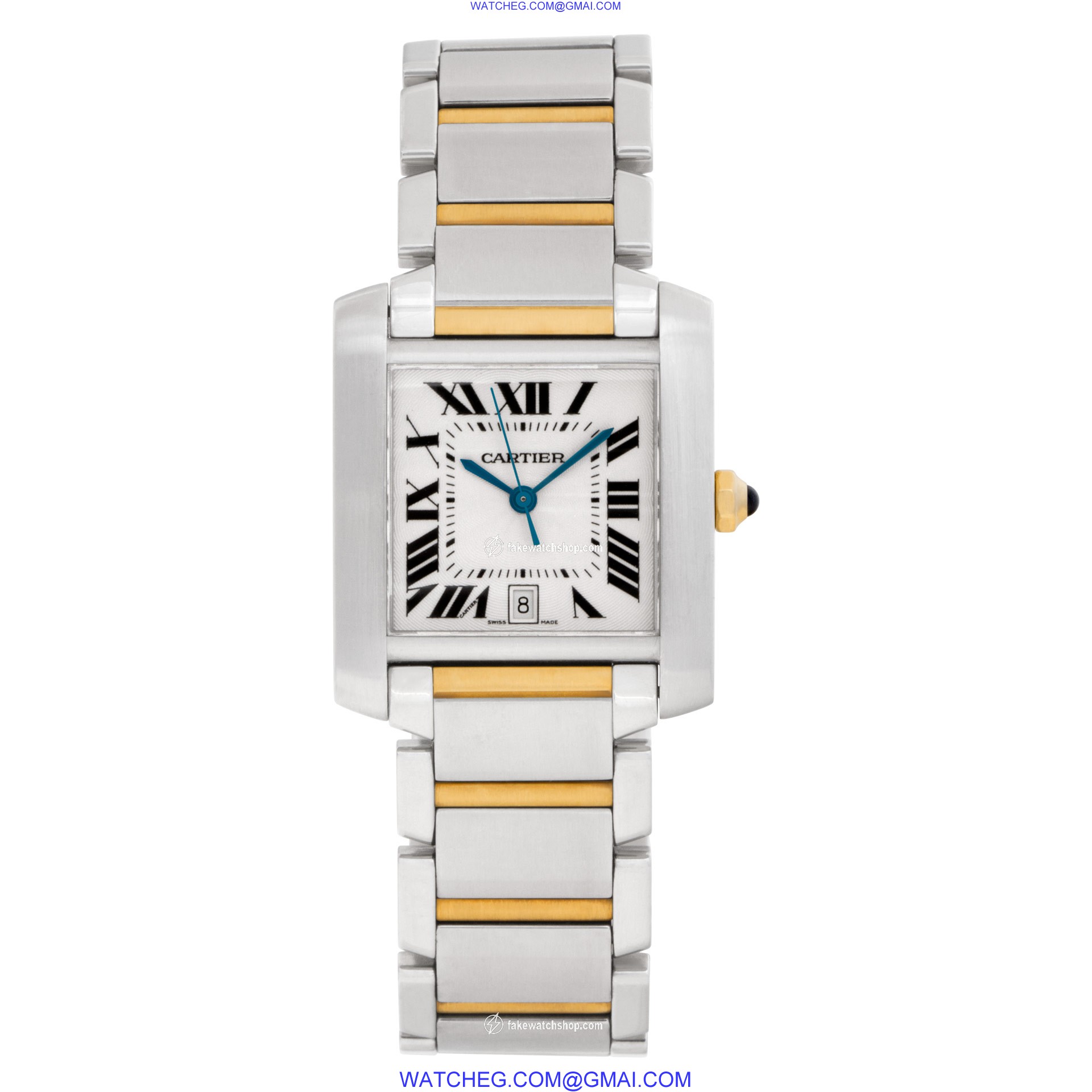 Cartier W51005Q4 Tank Francaise Automatic Unisex Stainless Steel 2