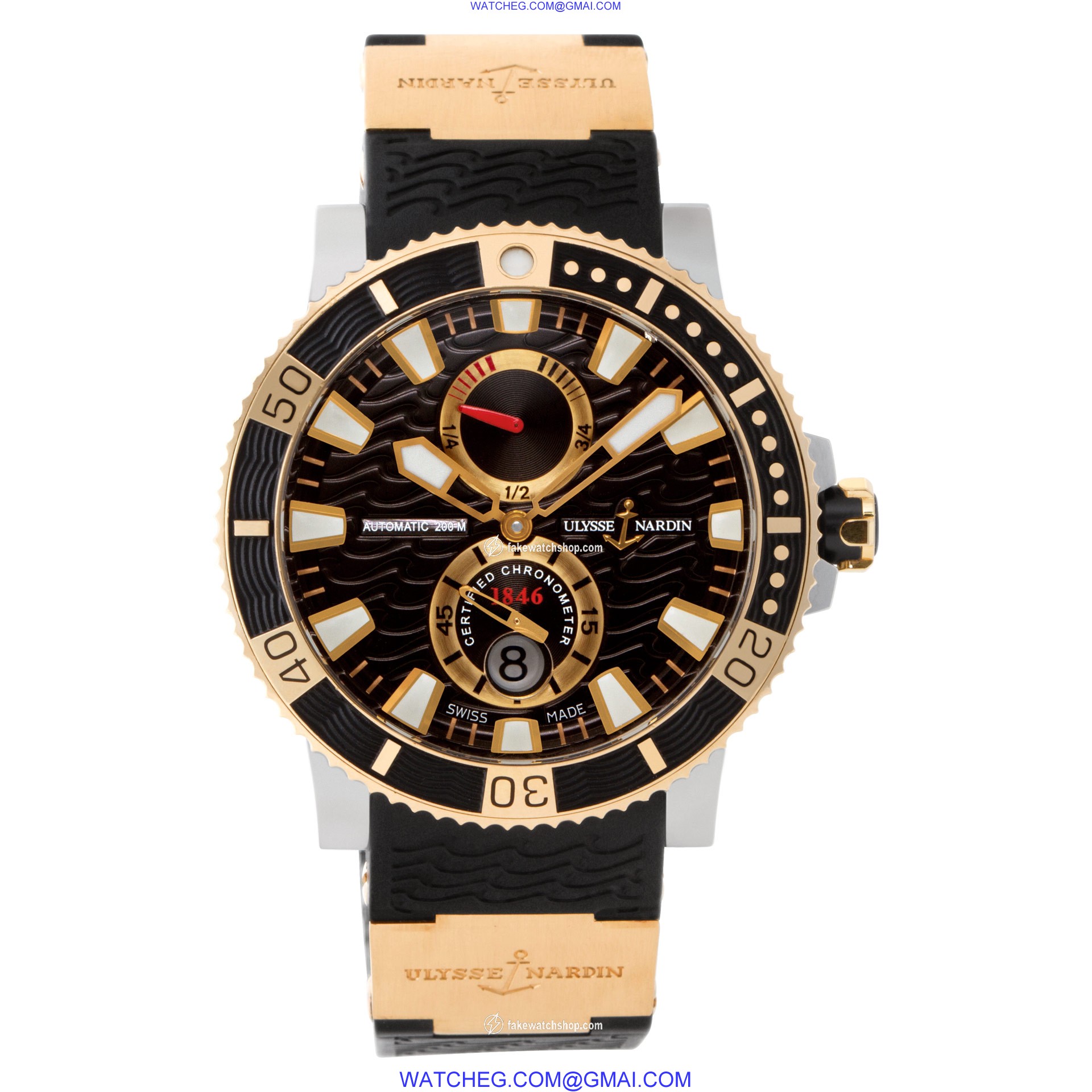 Ulysse Nardin 265-90 Maxi Marine Automatic Male Titanium 2