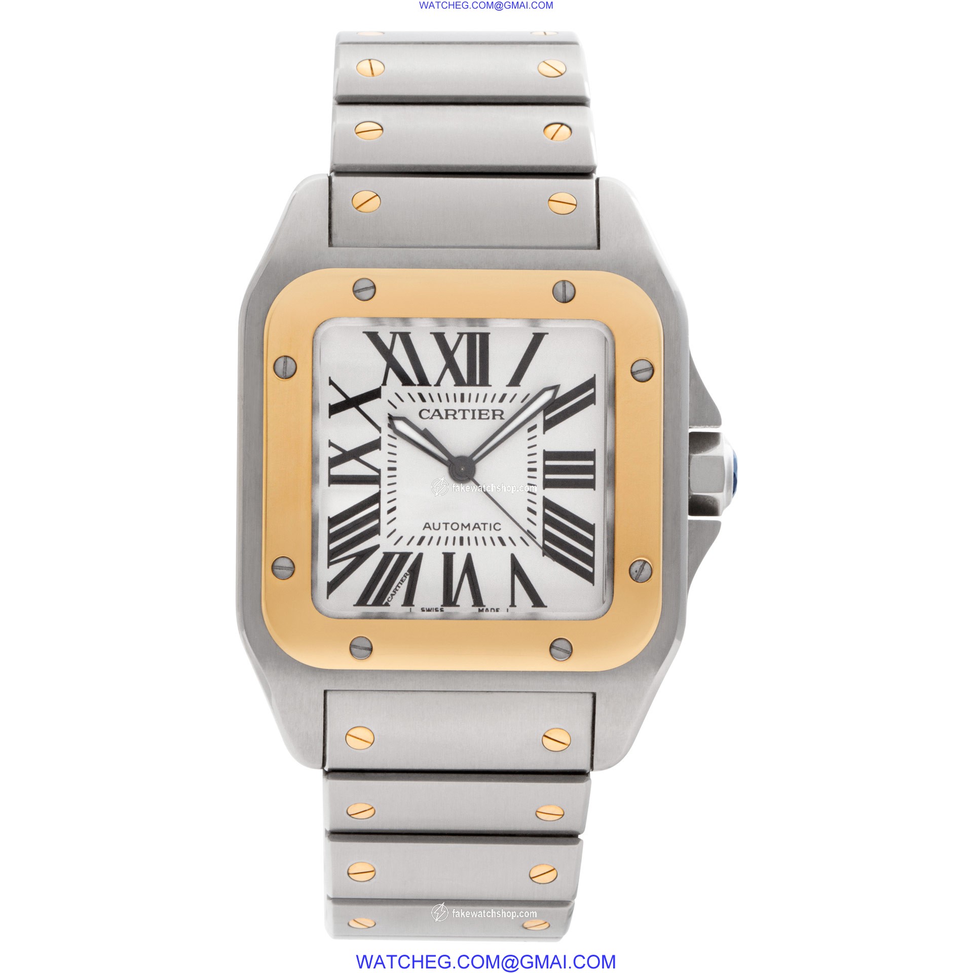 Cartier W200728G Santos 100 Automatic Male Stainless Steel 2