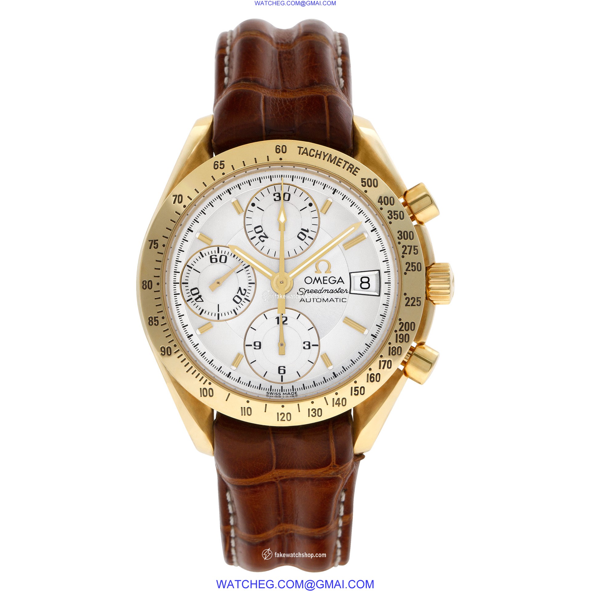 Omega 1750083 Speedmaster Automatic Male 18k yellow gold 2
