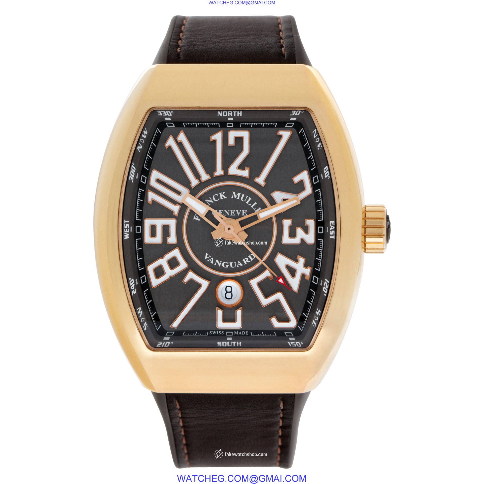 Franck Muller V 45 SC DT Vanguard Automatic Male 18k rose gold 2