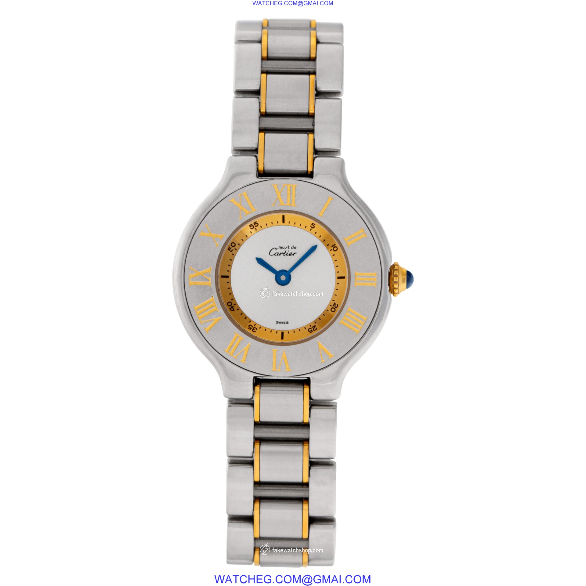 Cartier 1340 Must de Quartz Female Stainless Steel 2