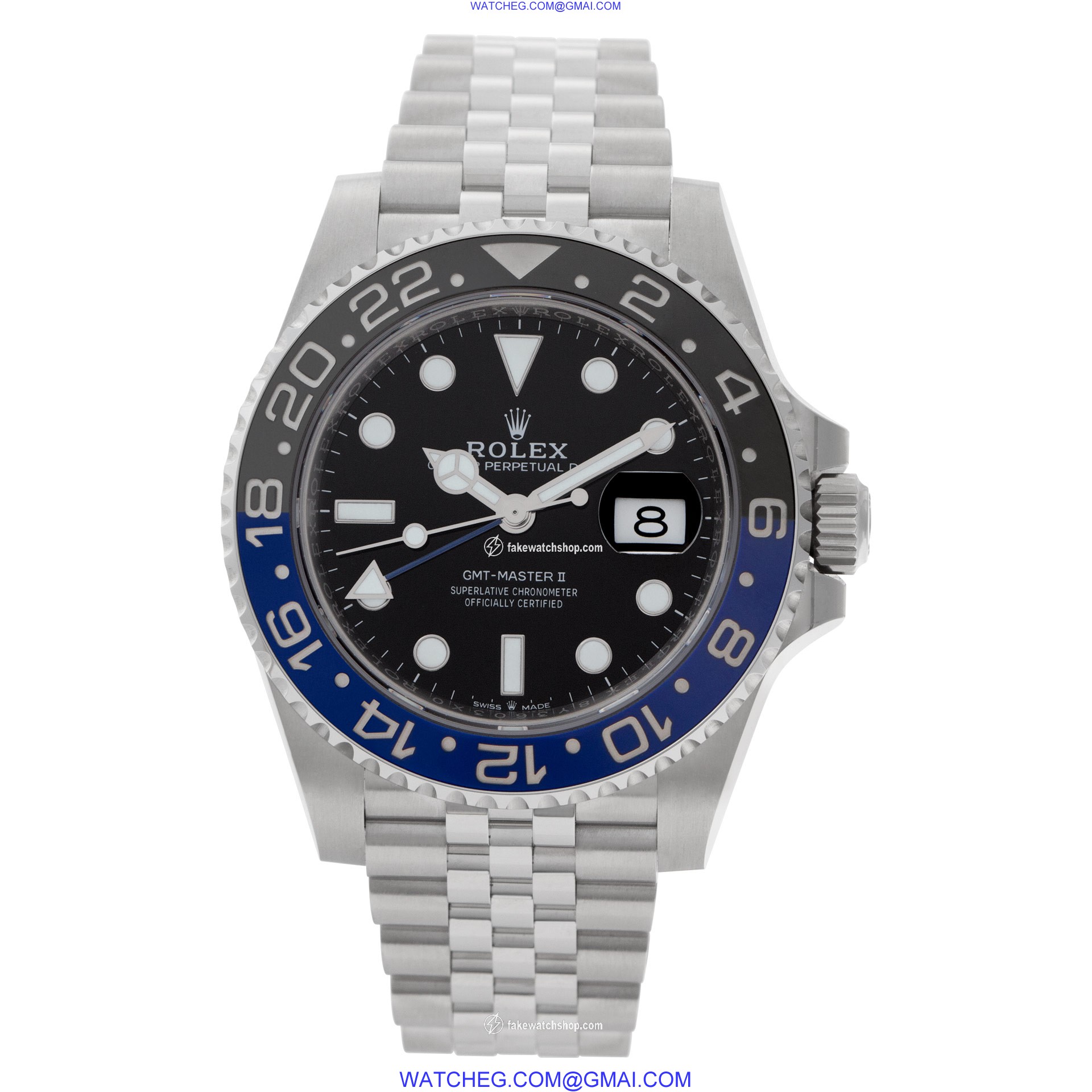 Rolex 126710BLNR GMT Master II Batman Automatic Male Stainless Steel 2