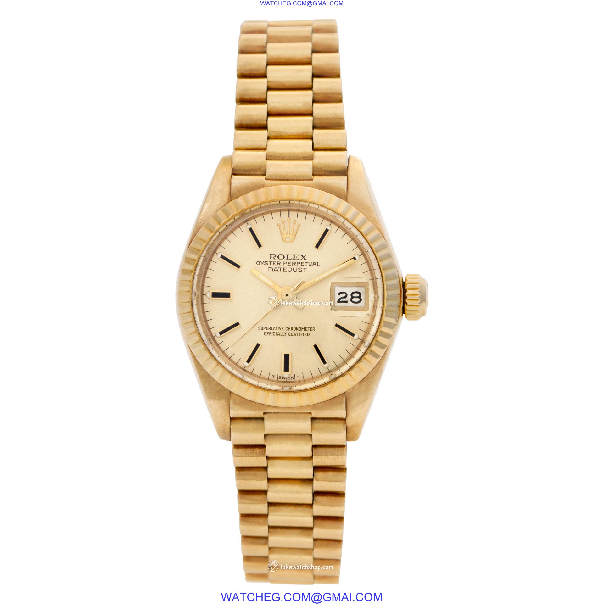 Rolex 6917 Datejust Automatic Female 18k yellow gold 2