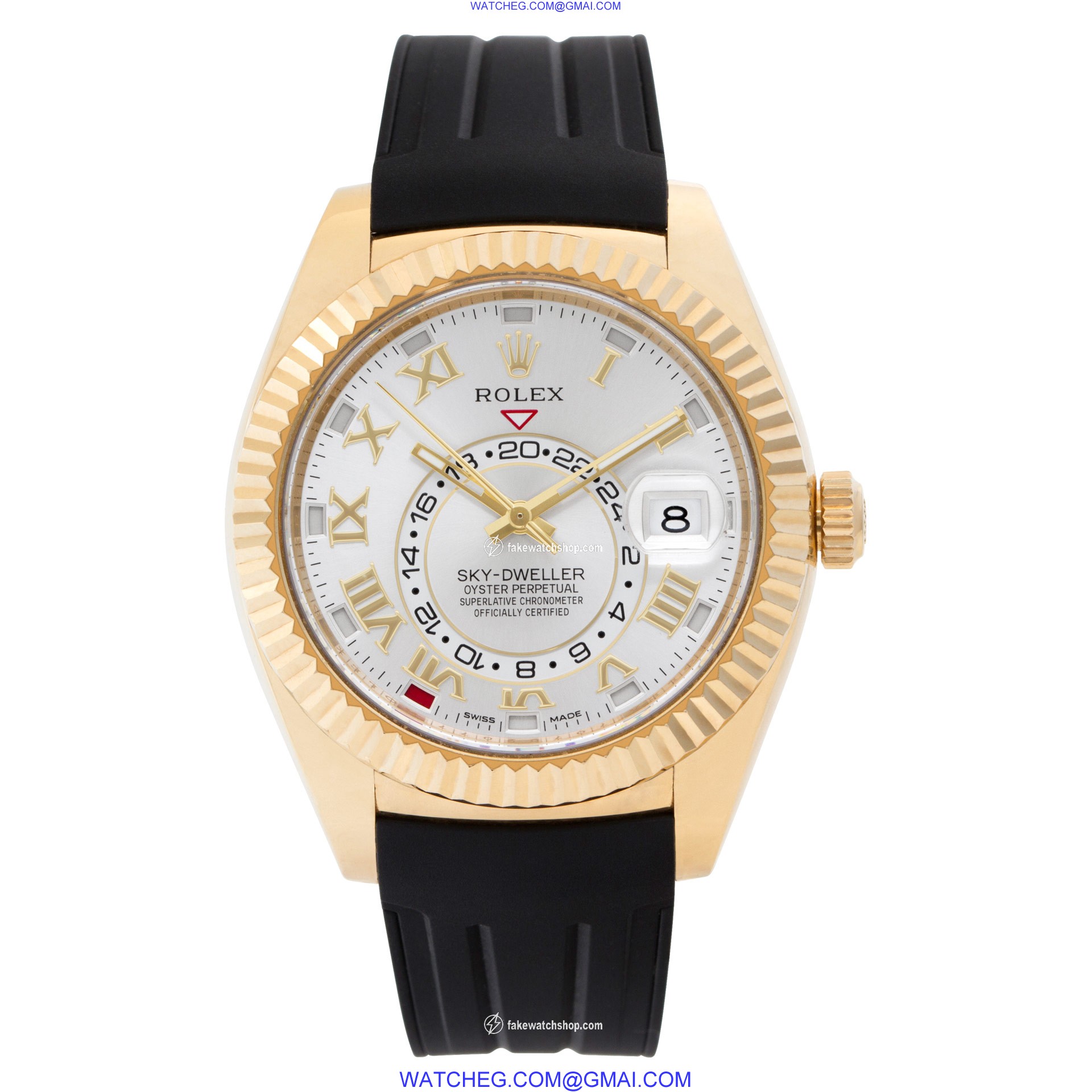 Rolex 326138 Sky-Dweller Automatic Male 18k Yellow Gold 2