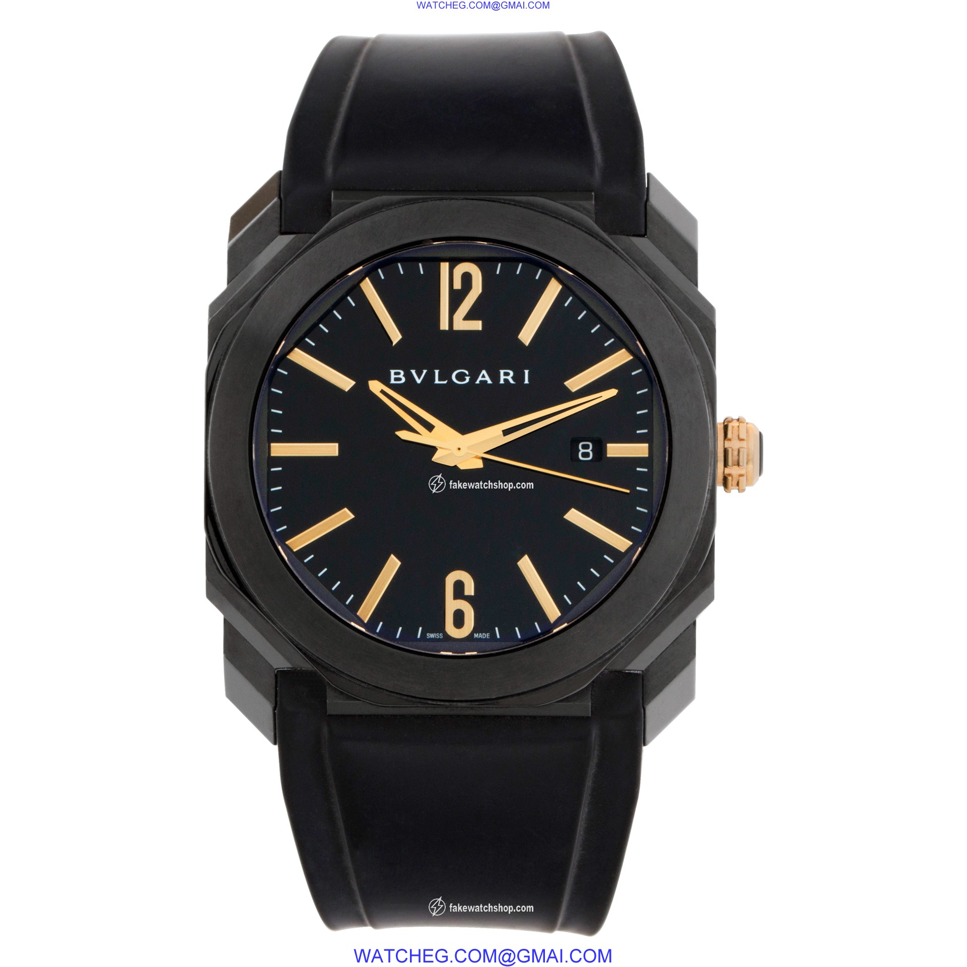 Bvlgari 102581/BGO41S OCTO Automatic Male PVD steel 2