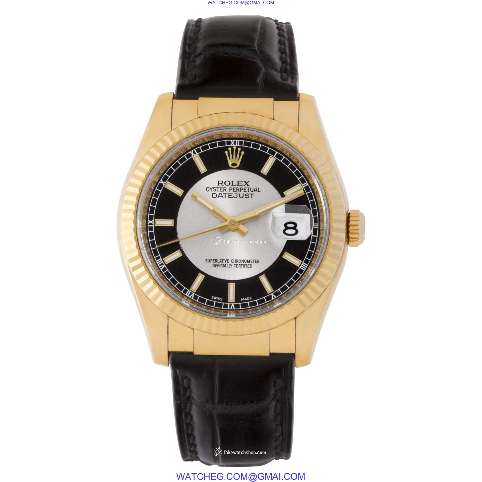 Rolex 116138 Datejust Automatic Male 18k yellow gold 2