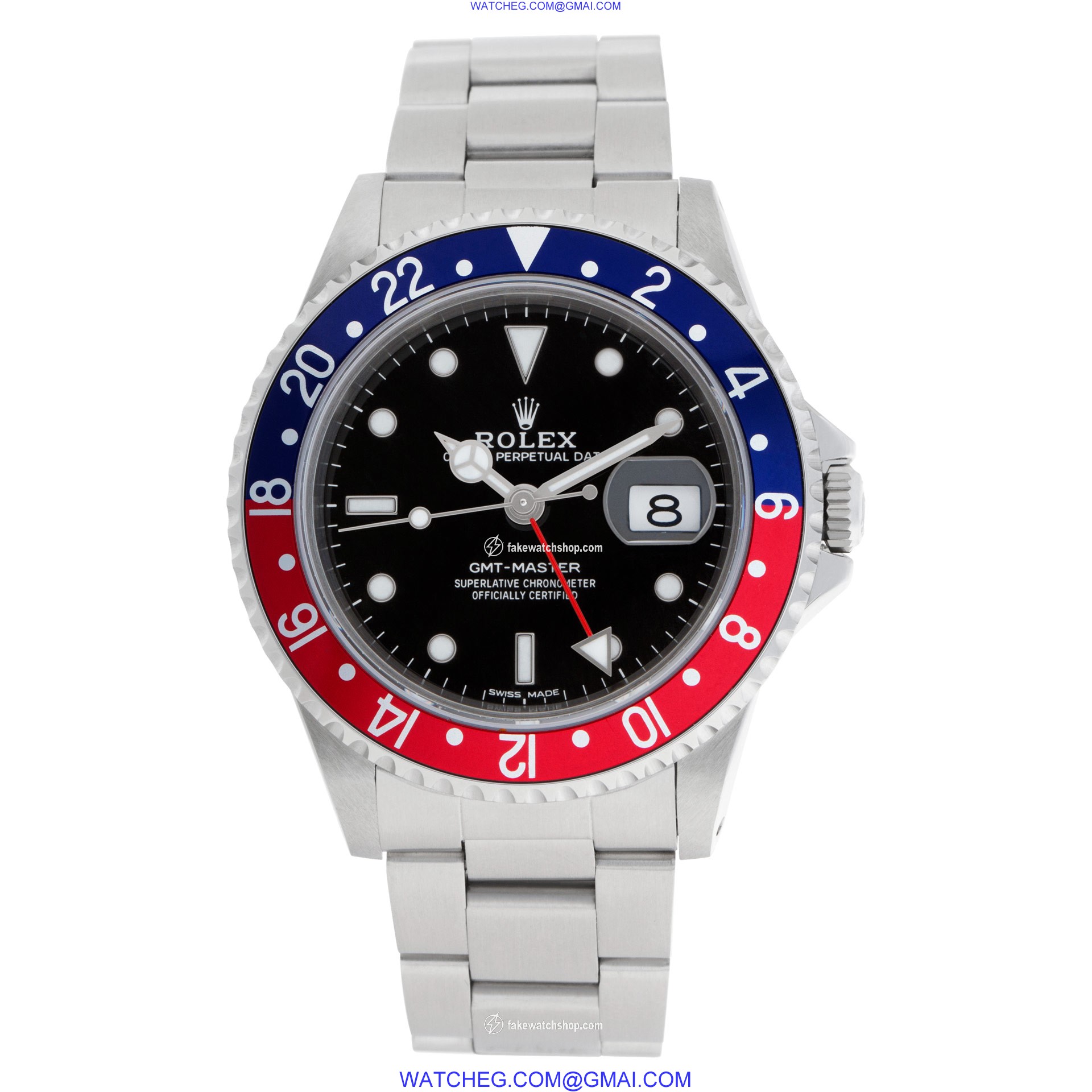 Rolex 16700 GMT Master Pepsi Automatic Male Stainless Steel 2