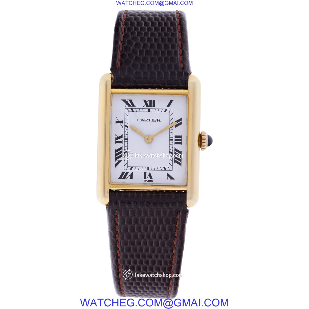 Cartier Cartier 1455 Tank Vermeil Manual Unisex Vermeil 2