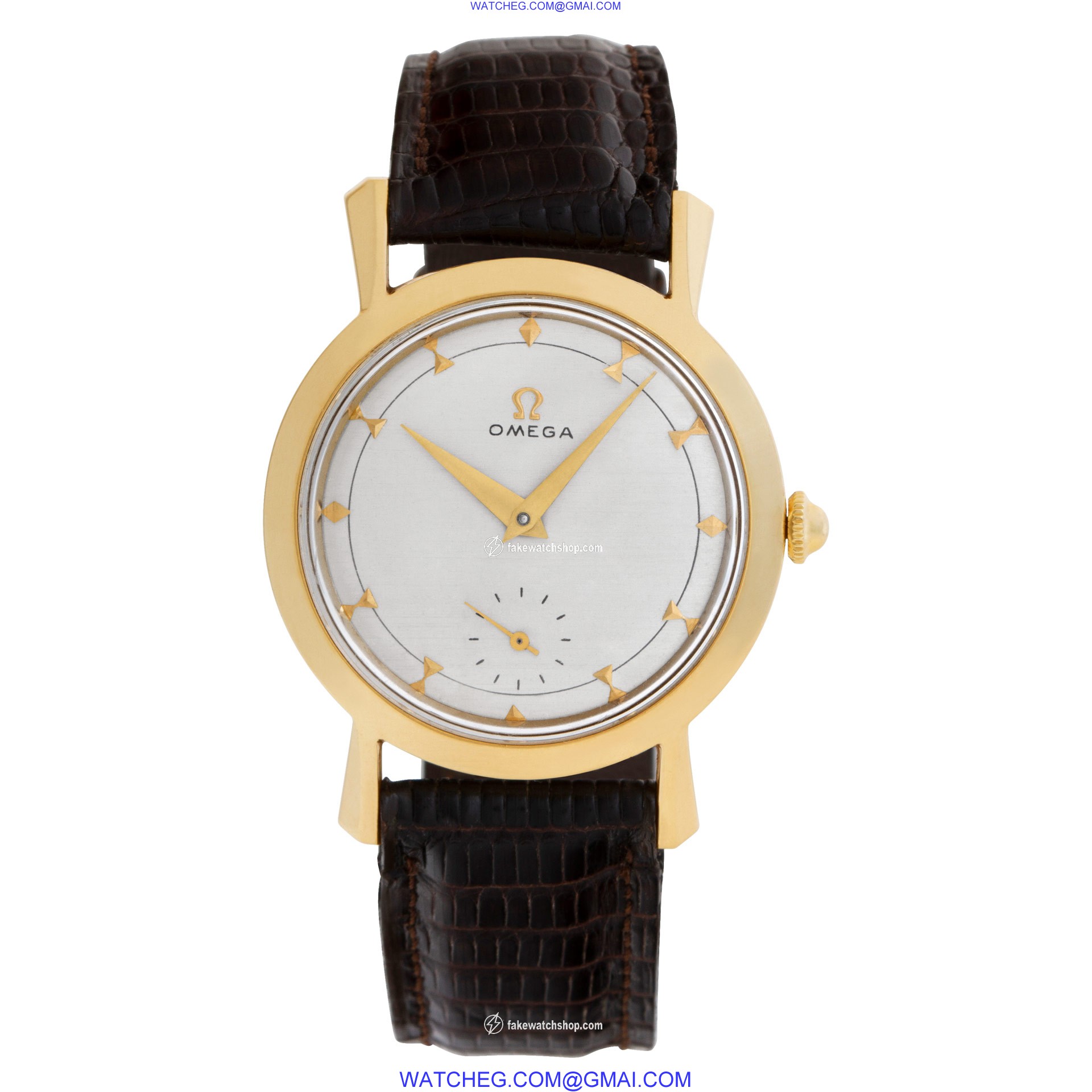 Omega B6535 Vintage Manual Unisex 14k yellow gold 2