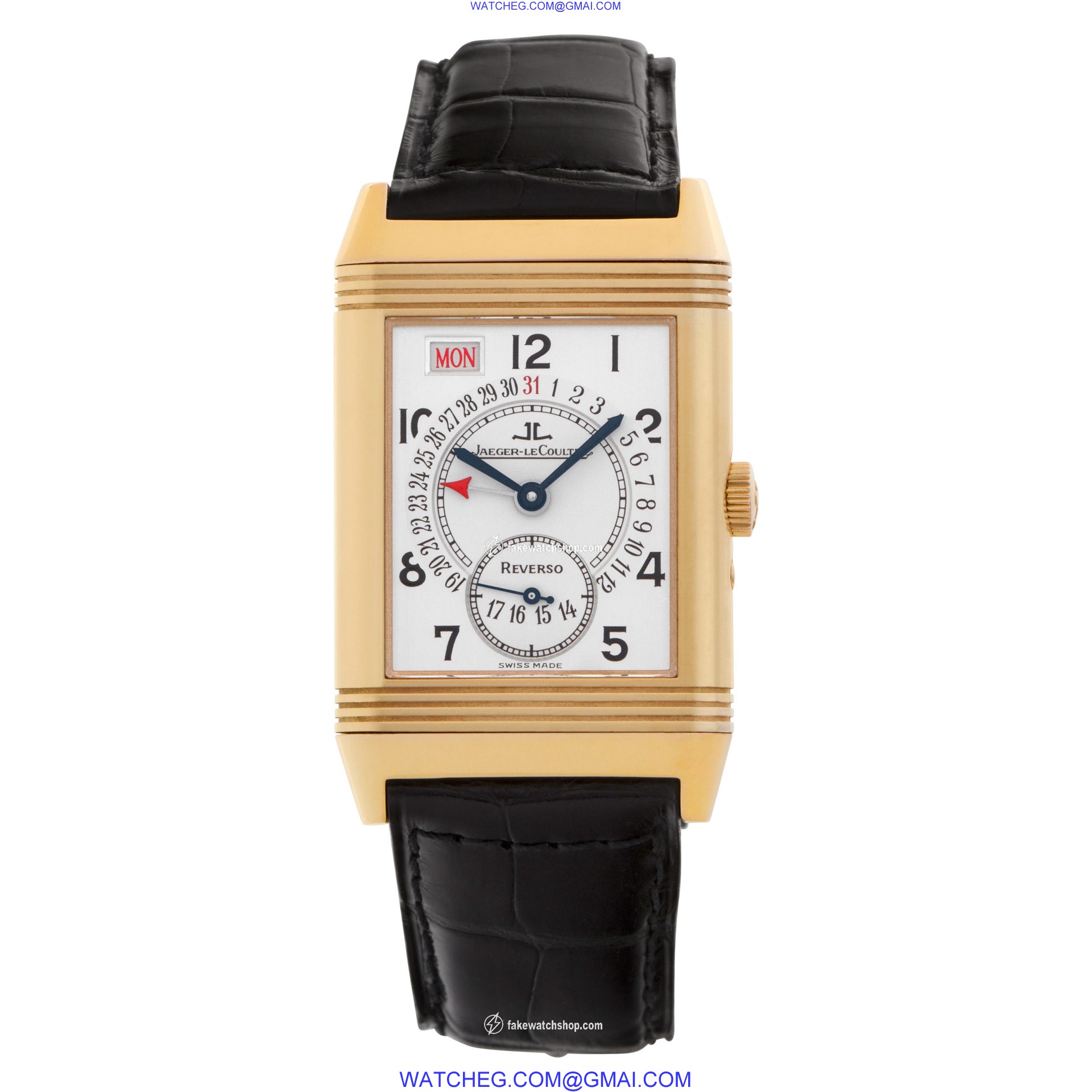 Jaeger LeCoultre 270.236 Reverso Manual Male 18k rose gold 2