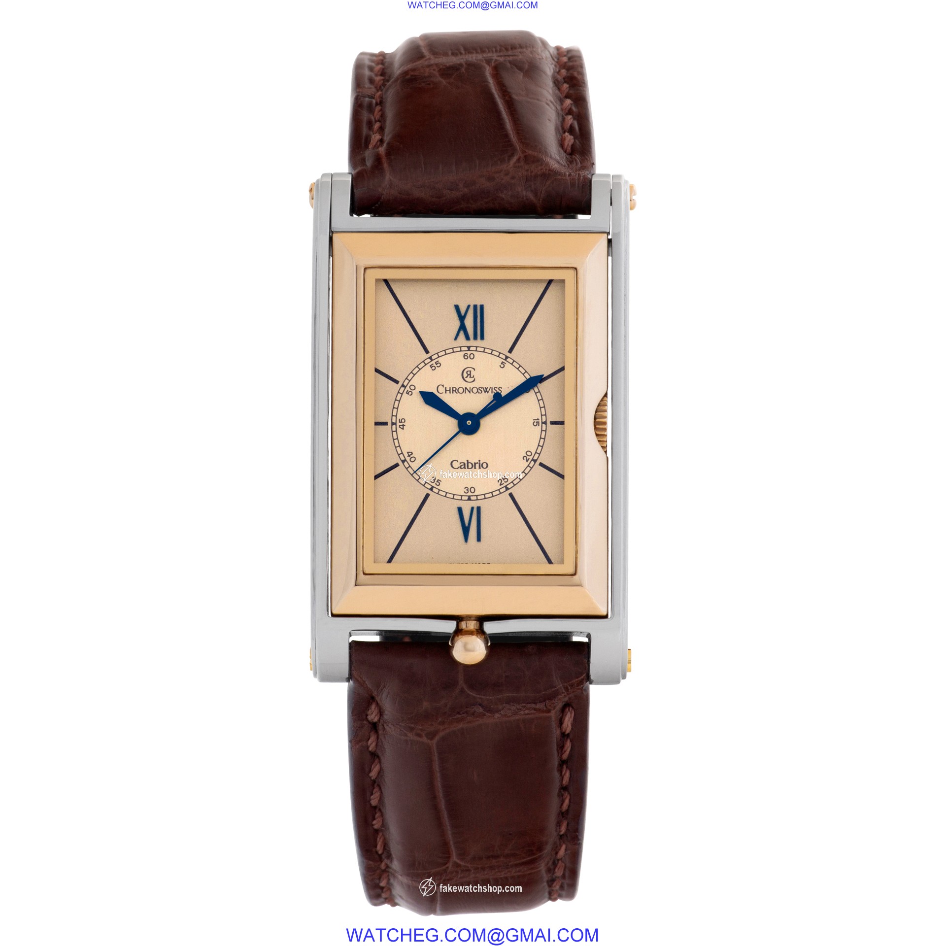 Chronoswiss ch2672 Cabrio Automatic Male 18k rose gold & stainless steel 2