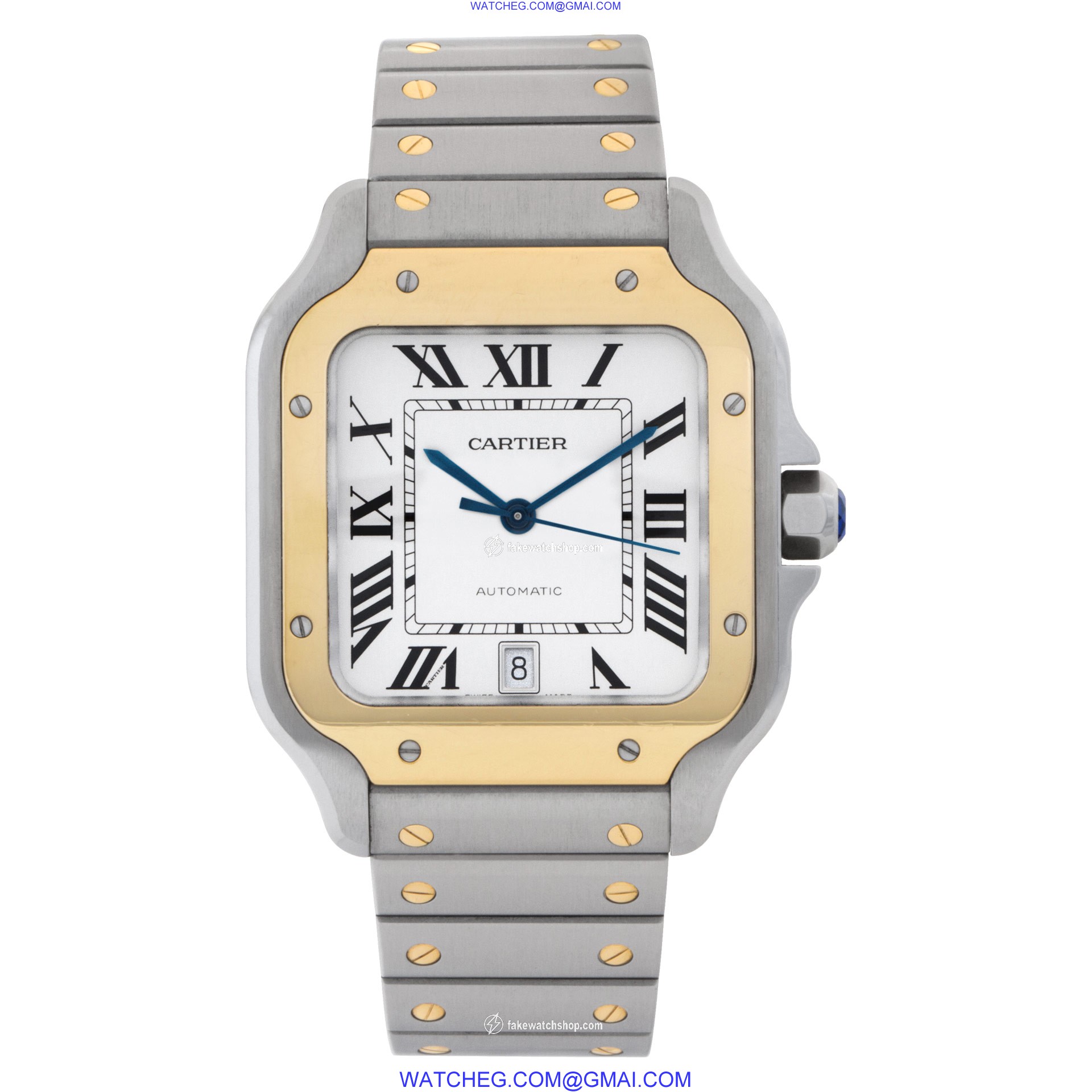 Cartier W2SA0006 Santos Automatic Male Stainless Steel 2