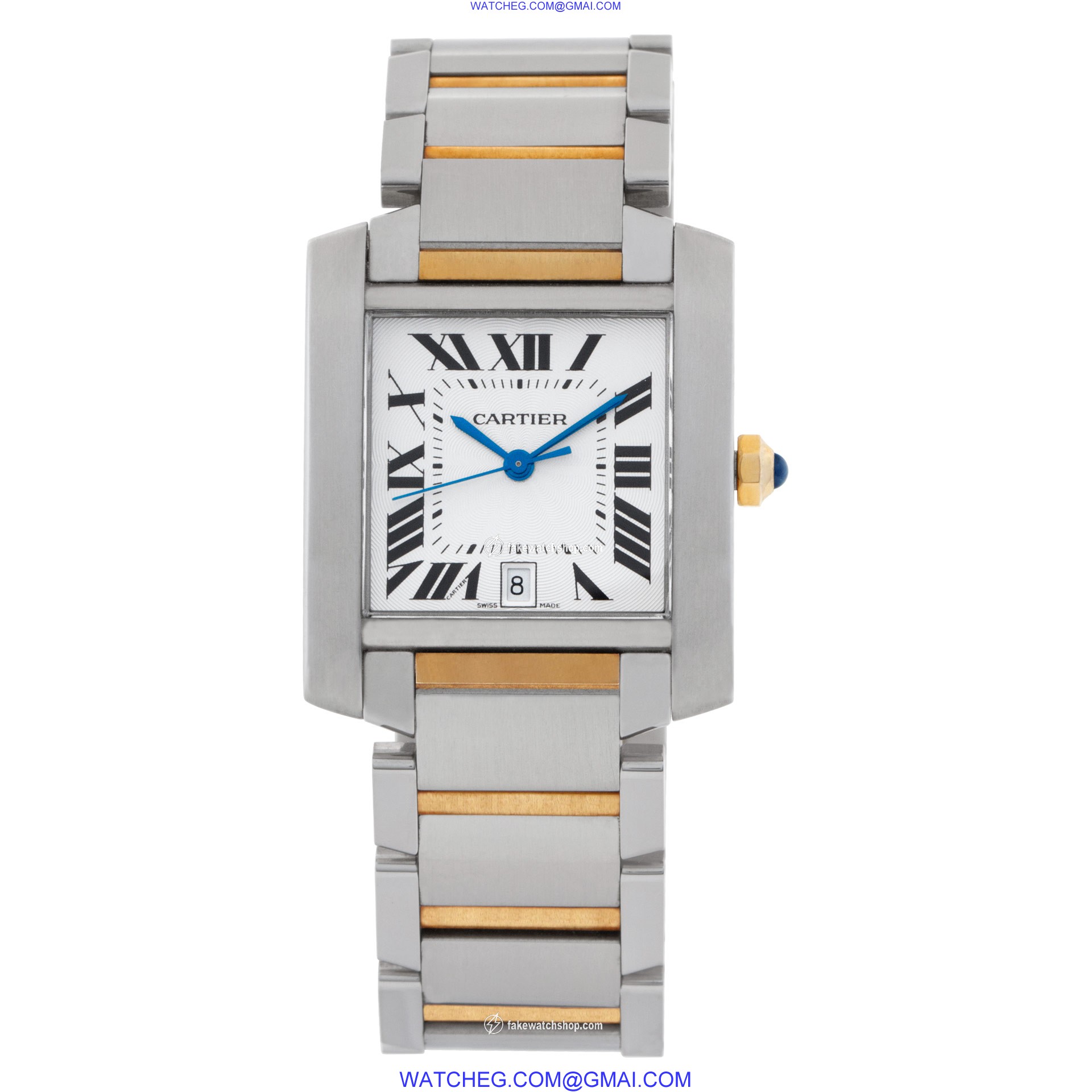 Cartier W51005Q4 Tank Francaise Automatic Unisex Stainless Steel 2