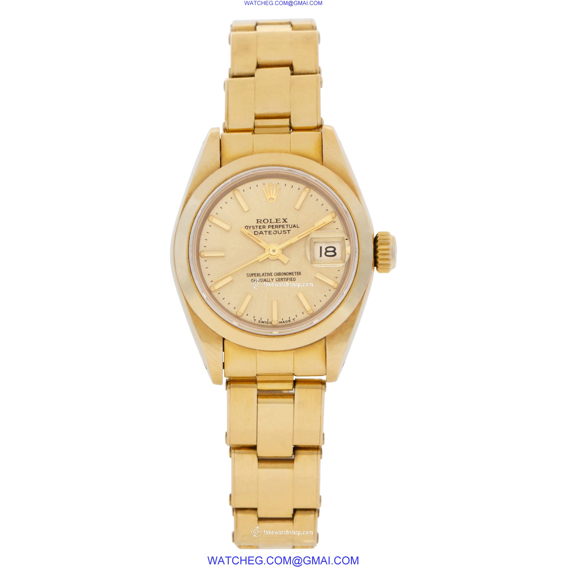 Rolex 6916 Datejust Automatic Female 18k yellow gold 2