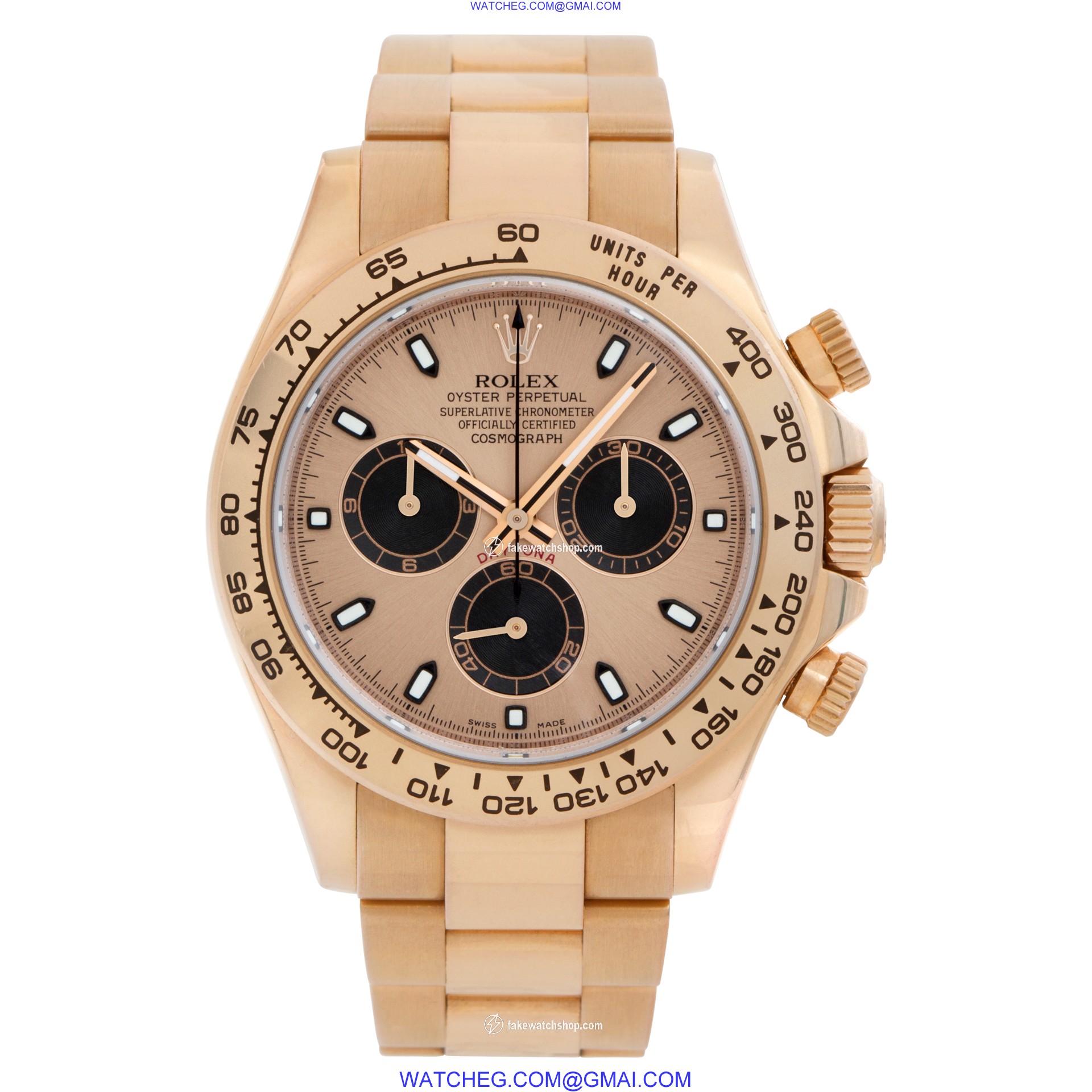 Rolex 116505 Daytona Automatic Male 18k rose gold 2