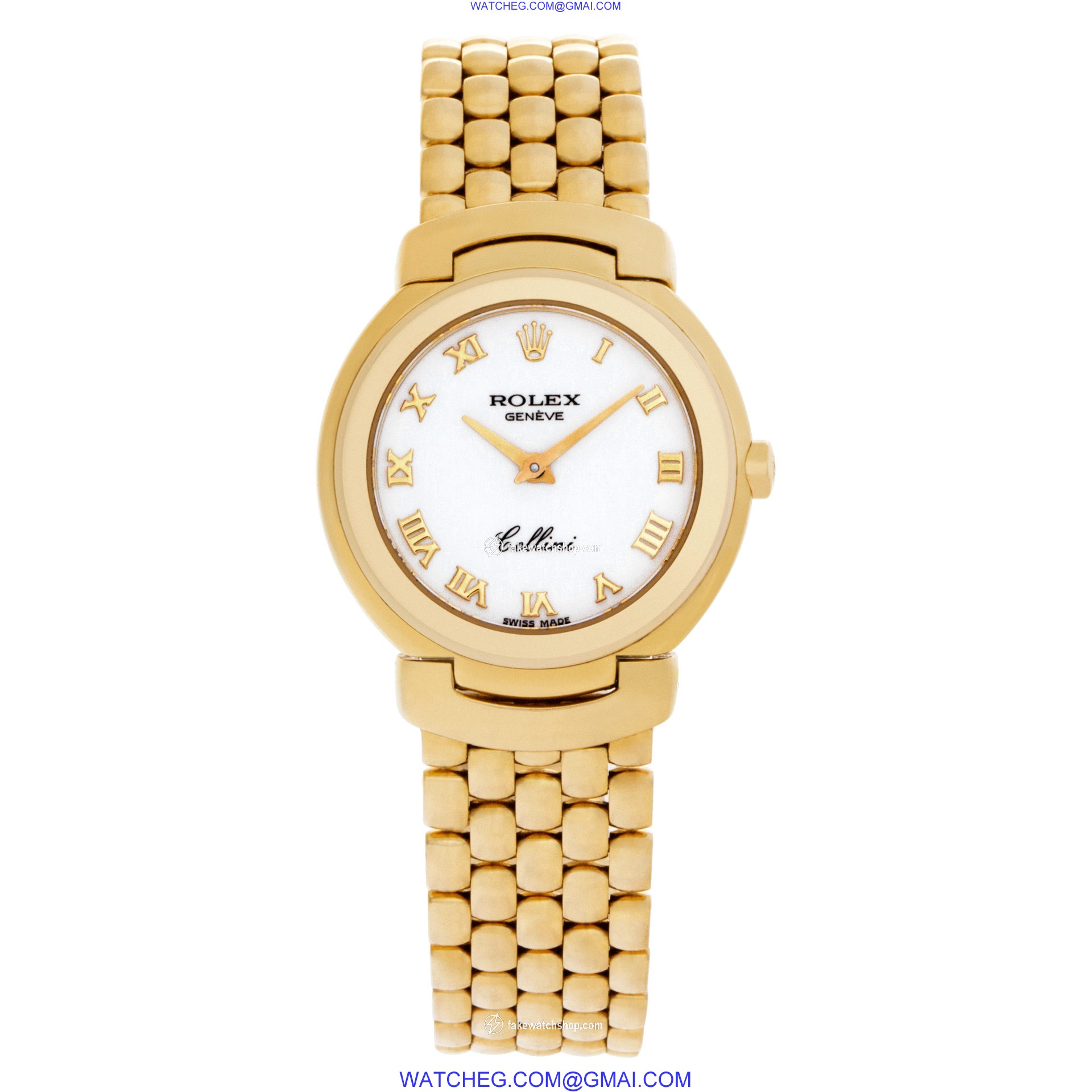 Rolex 6621 Cellini Quartz Female 18k yellow gold 2