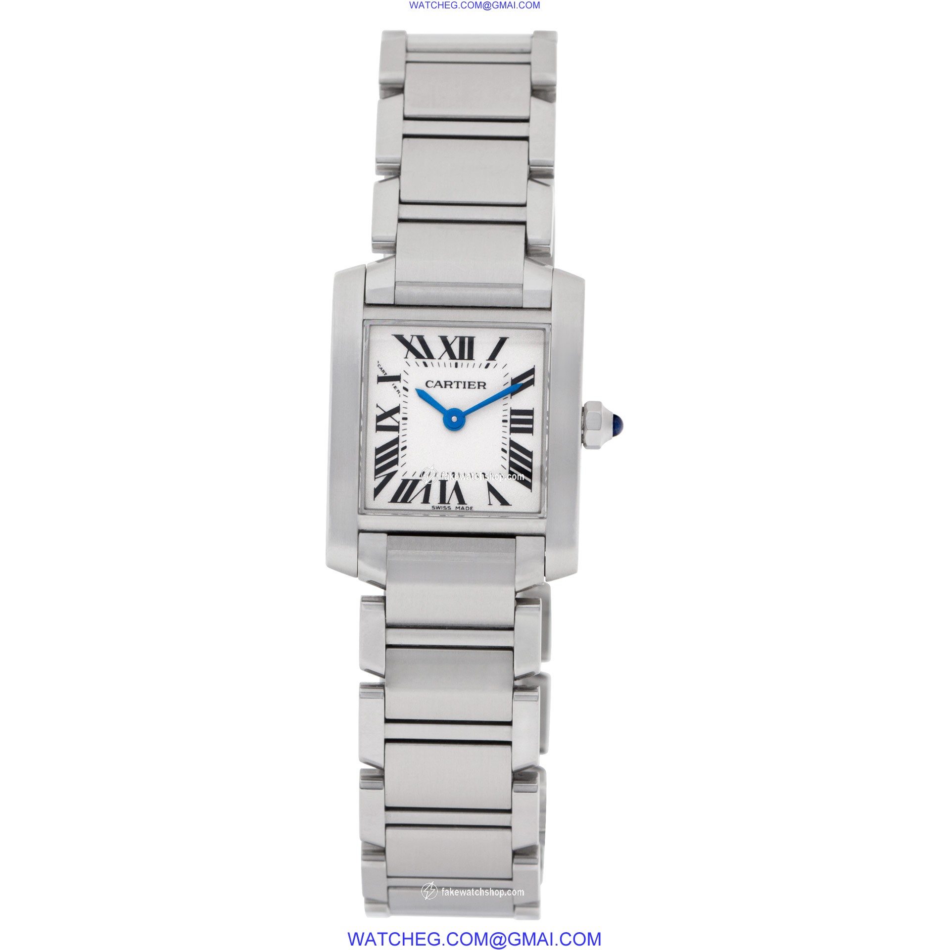 Cartier W51008Q3 Tank Francaise Quartz Female Stainless Steel 2