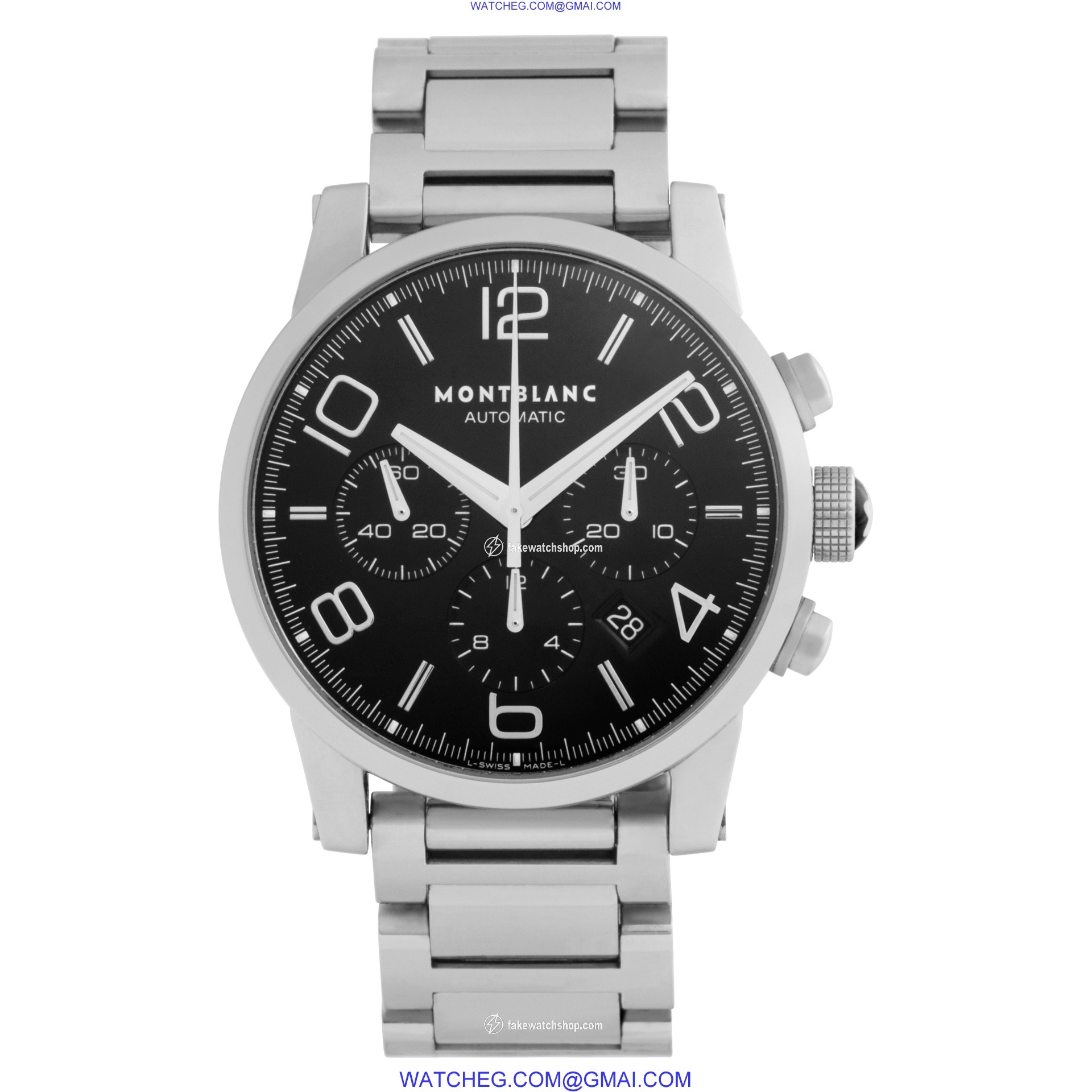 MontBlanc 7069 TimeWalker Automatic Male Stainless Steel 2