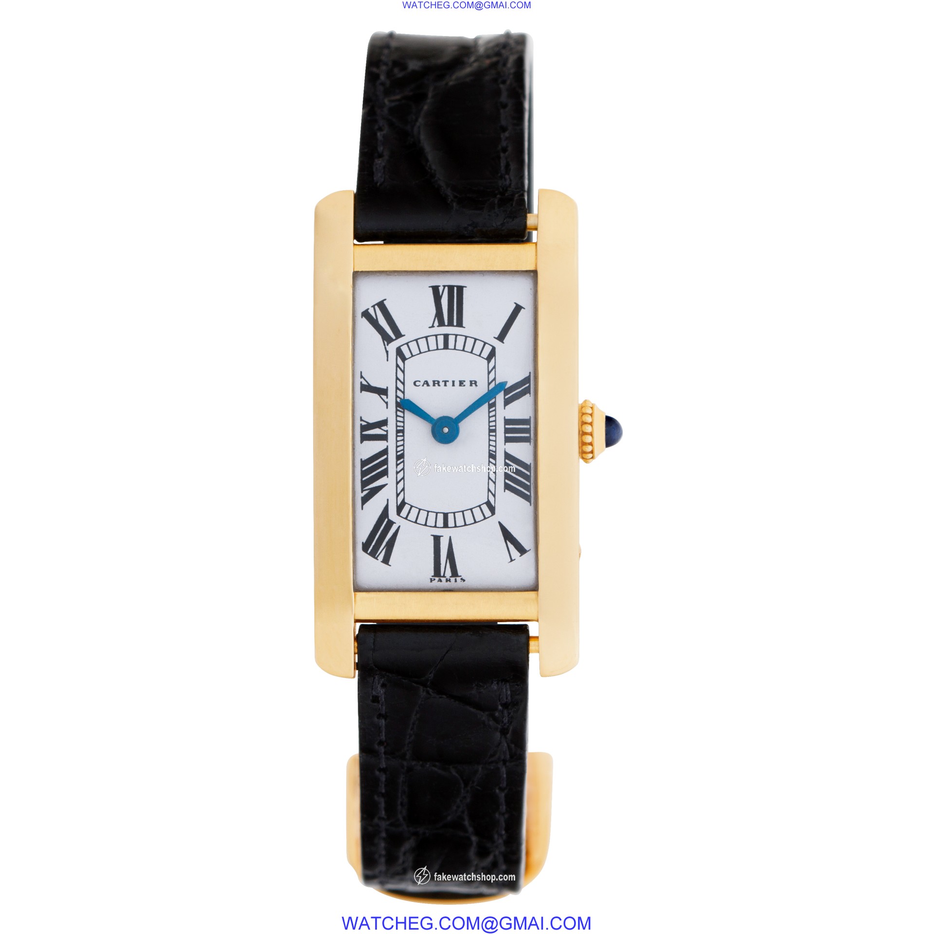 Cartier Cartier 1484 Tank Americaine Manual Female 18k yellow gold 2