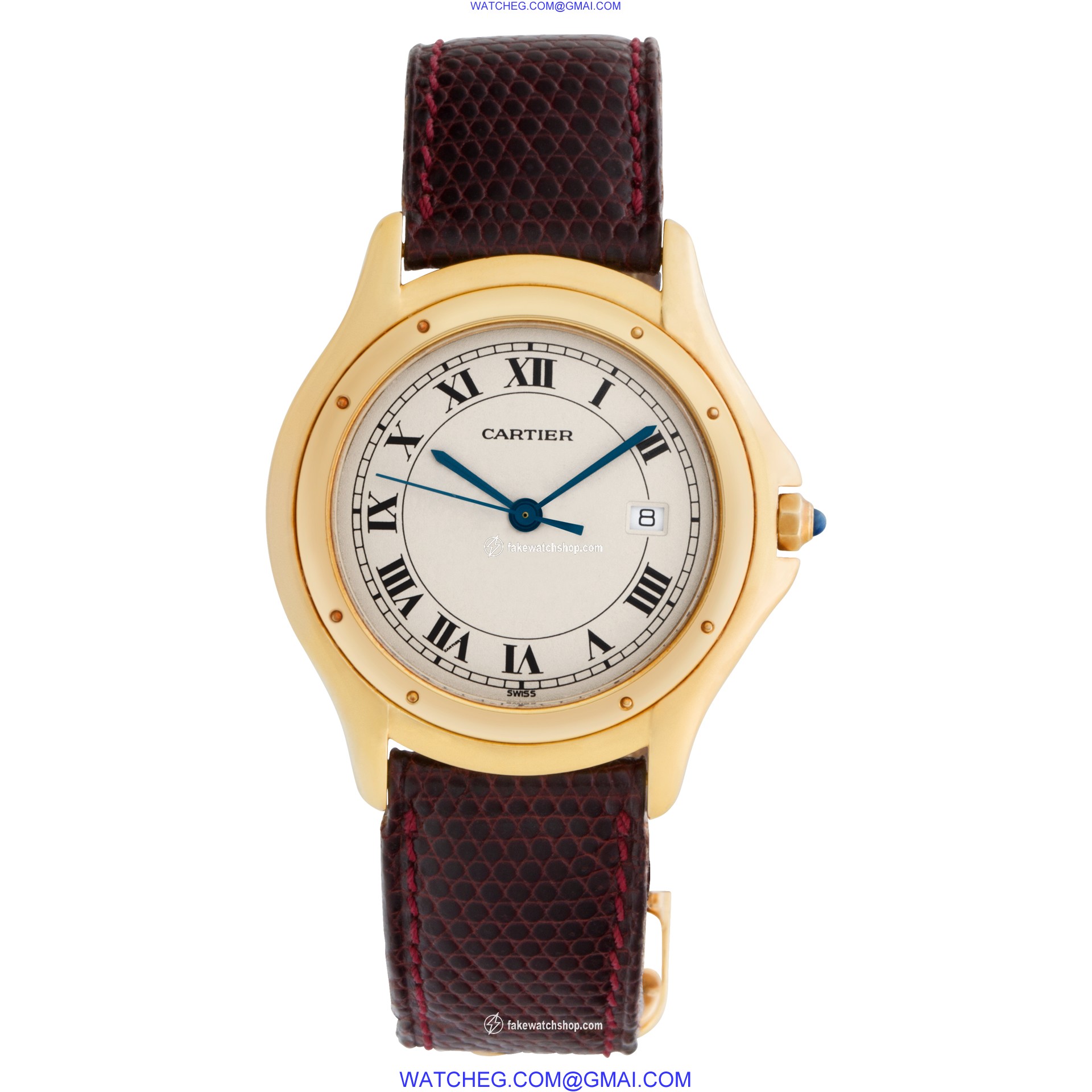 Cartier 116000R Cougar Quartz Unisex 18k yellow gold 2