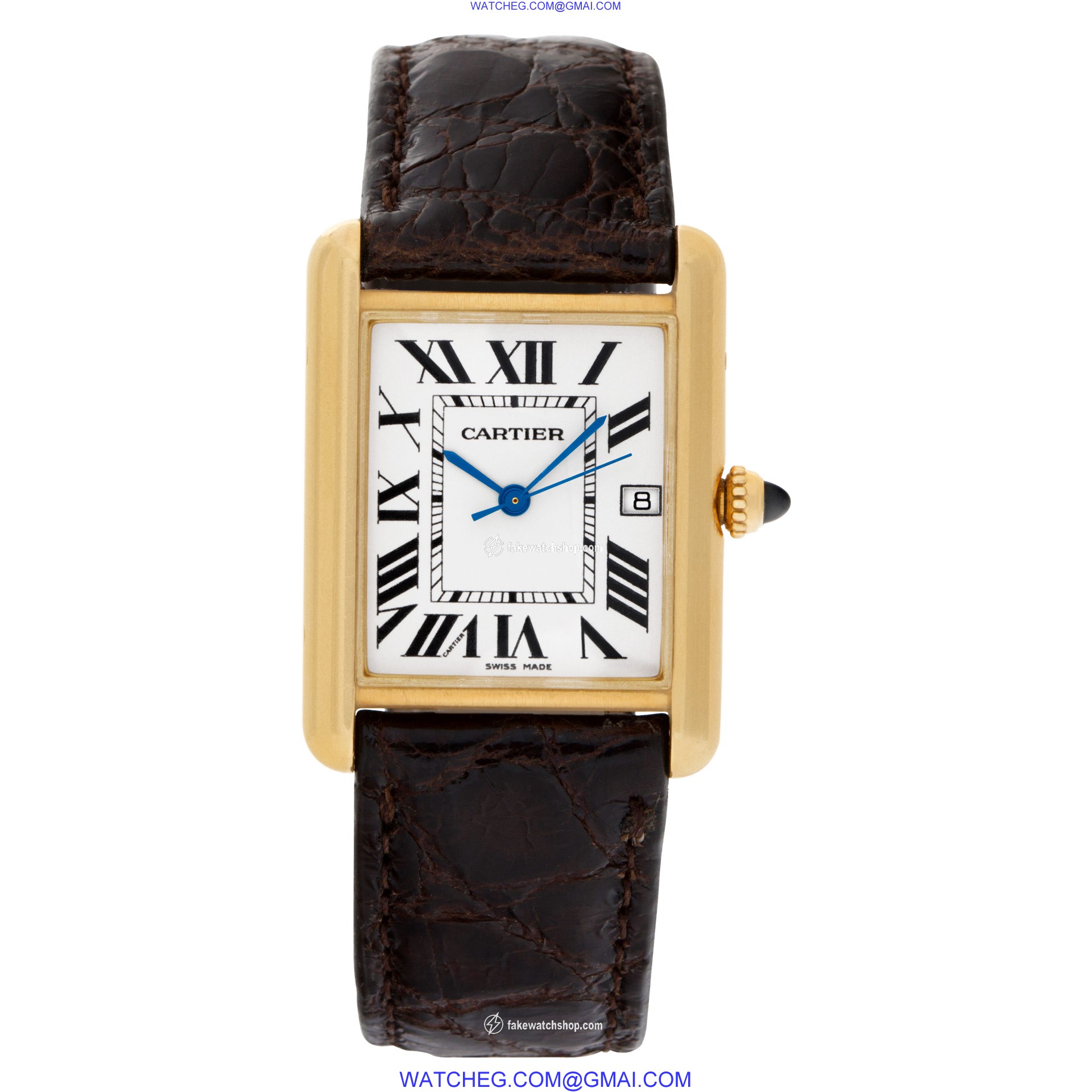 Cartier W1529756 Tank Louis Cartier Quartz Unisex 18k yellow gold 2
