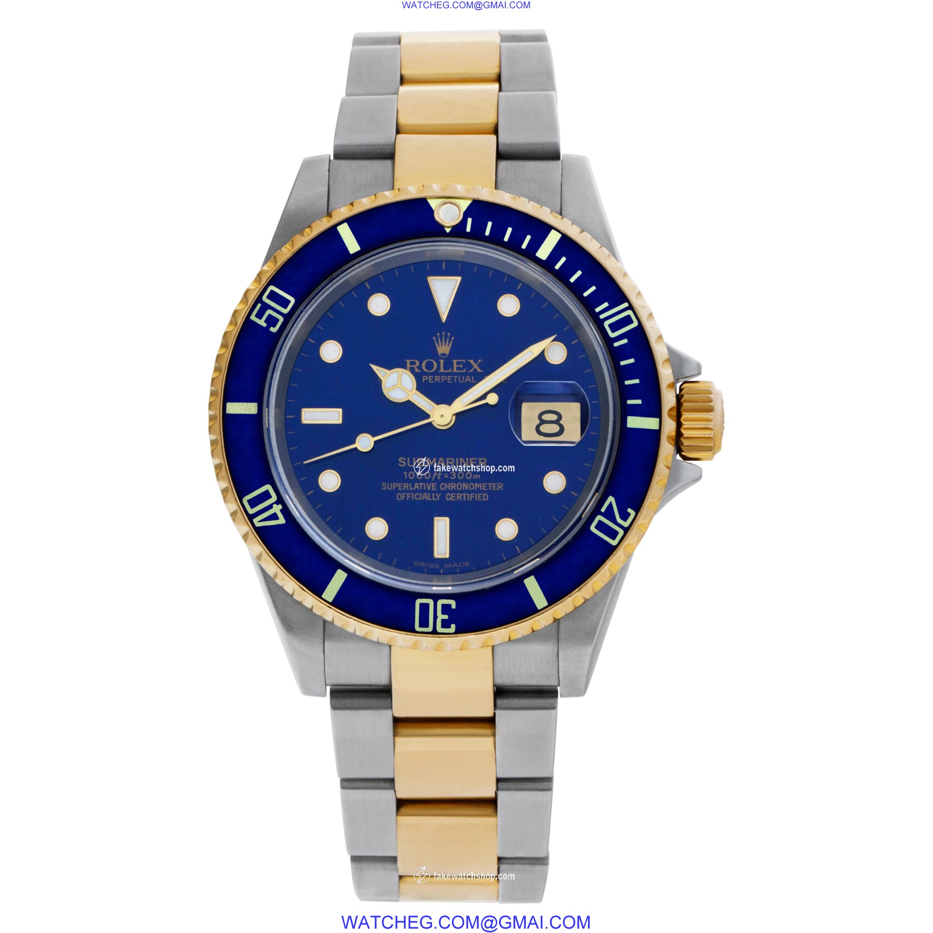 Rolex 16613 Submariner Automatic Male 18k gold & Stainless Steel 2