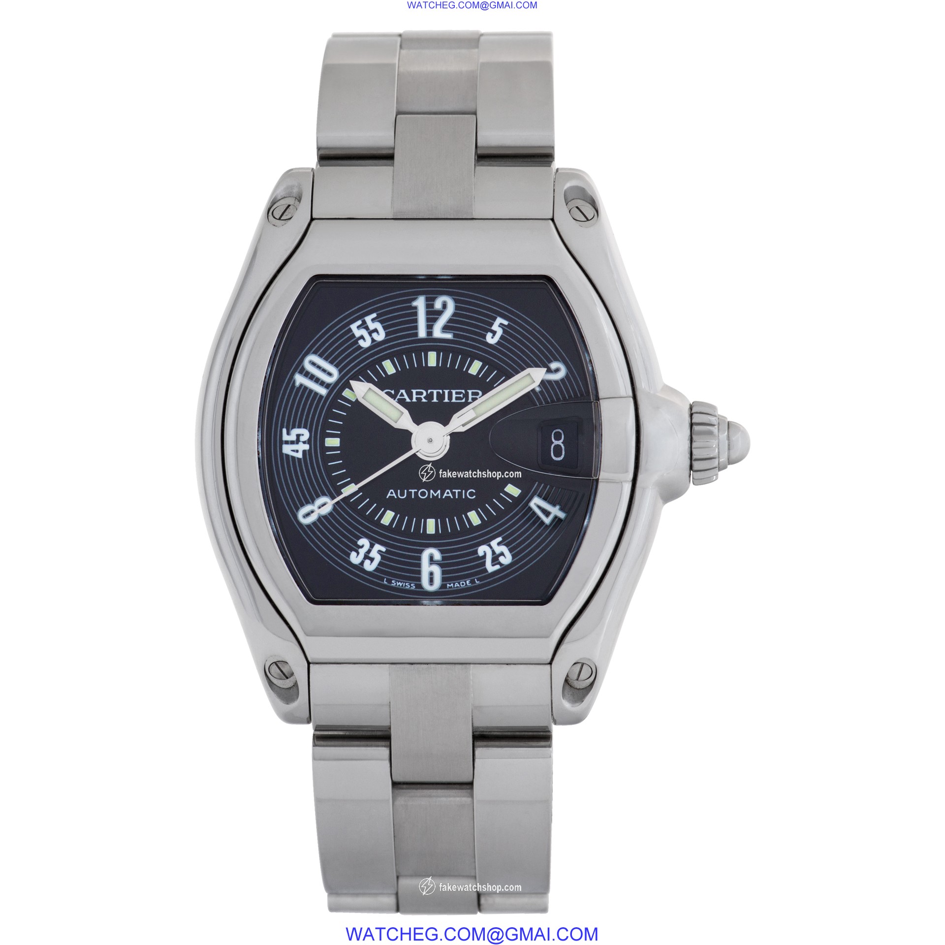 Cartier W62004V3 Roadster Automatic Unisex Stainless Steel 2