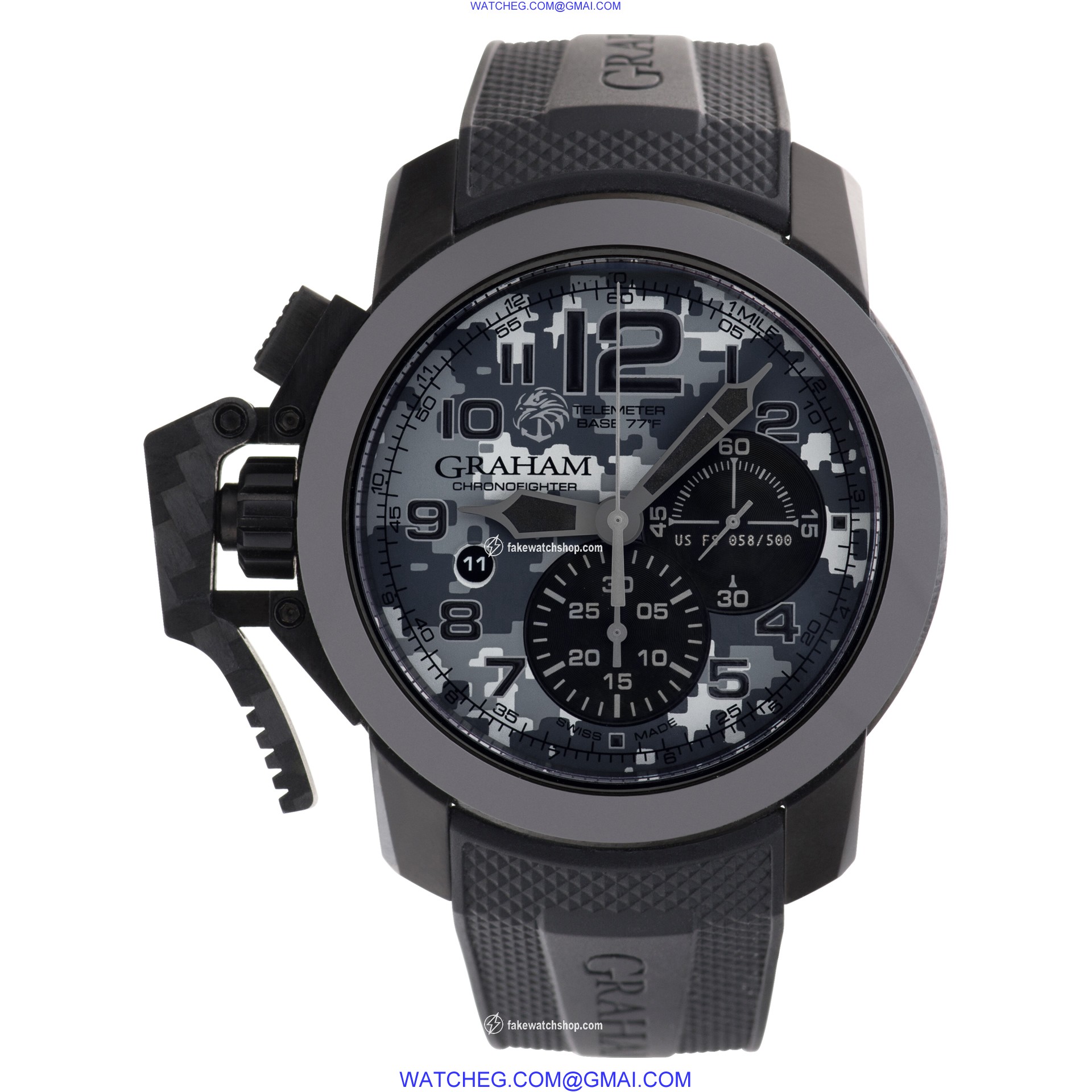 Graham 2CCAU.S03A.K92N Chronofighter Automatic Male PVD steel 2