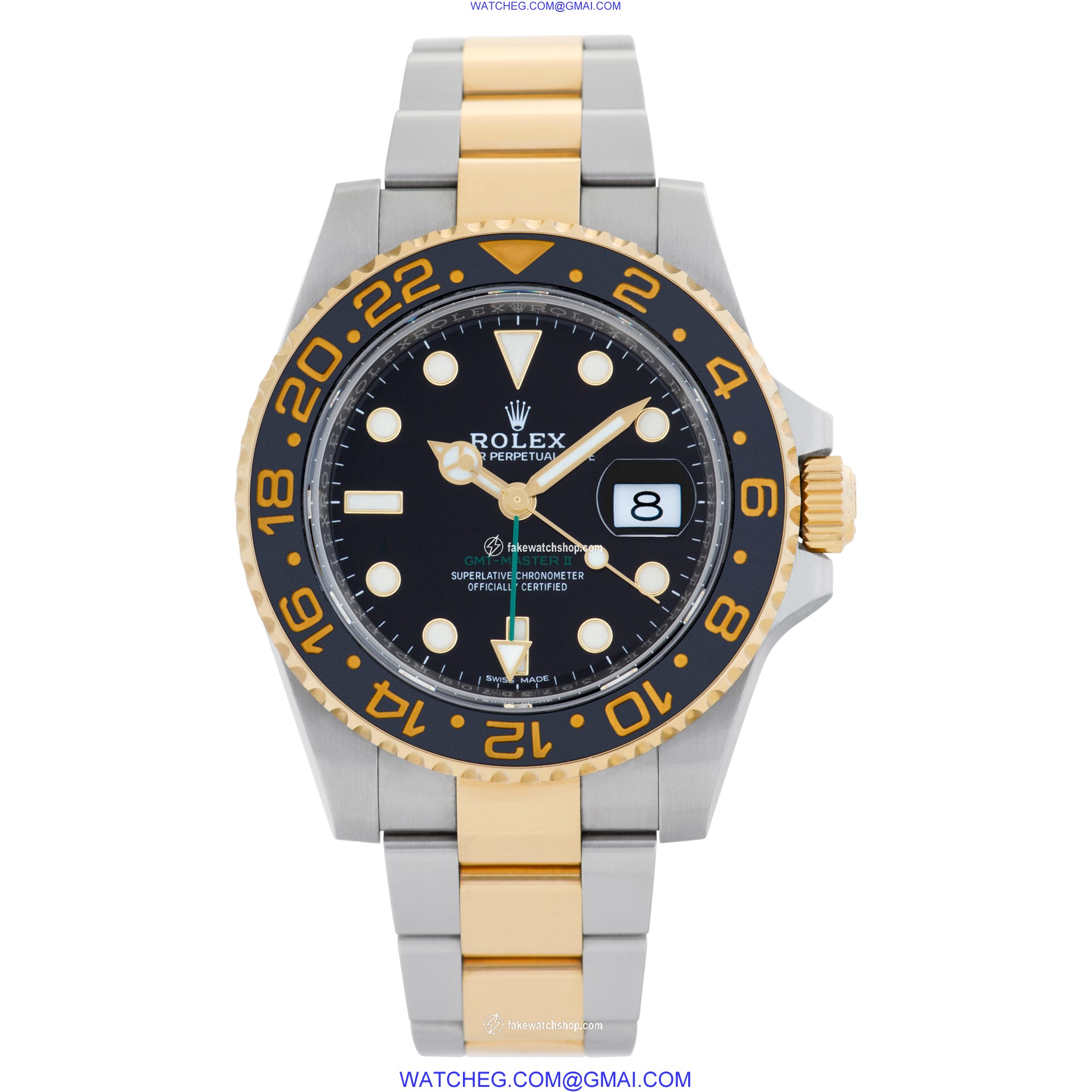 Rolex 116713LN GMT-Master II Automatic Male 18k gold & Stainless Steel 2