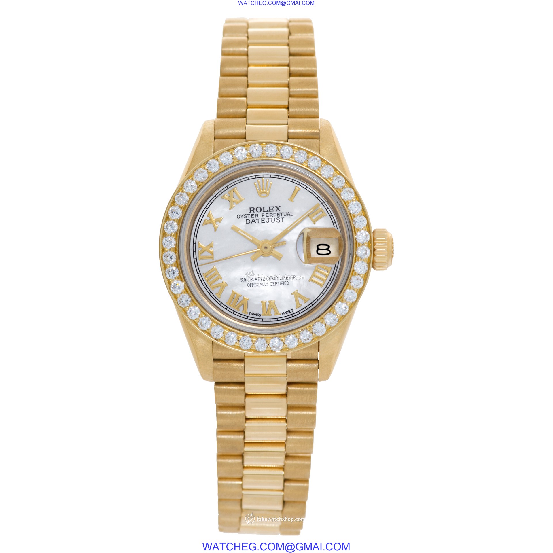 Rolex 69178 Datejust Automatic Female 18k yellow gold 2