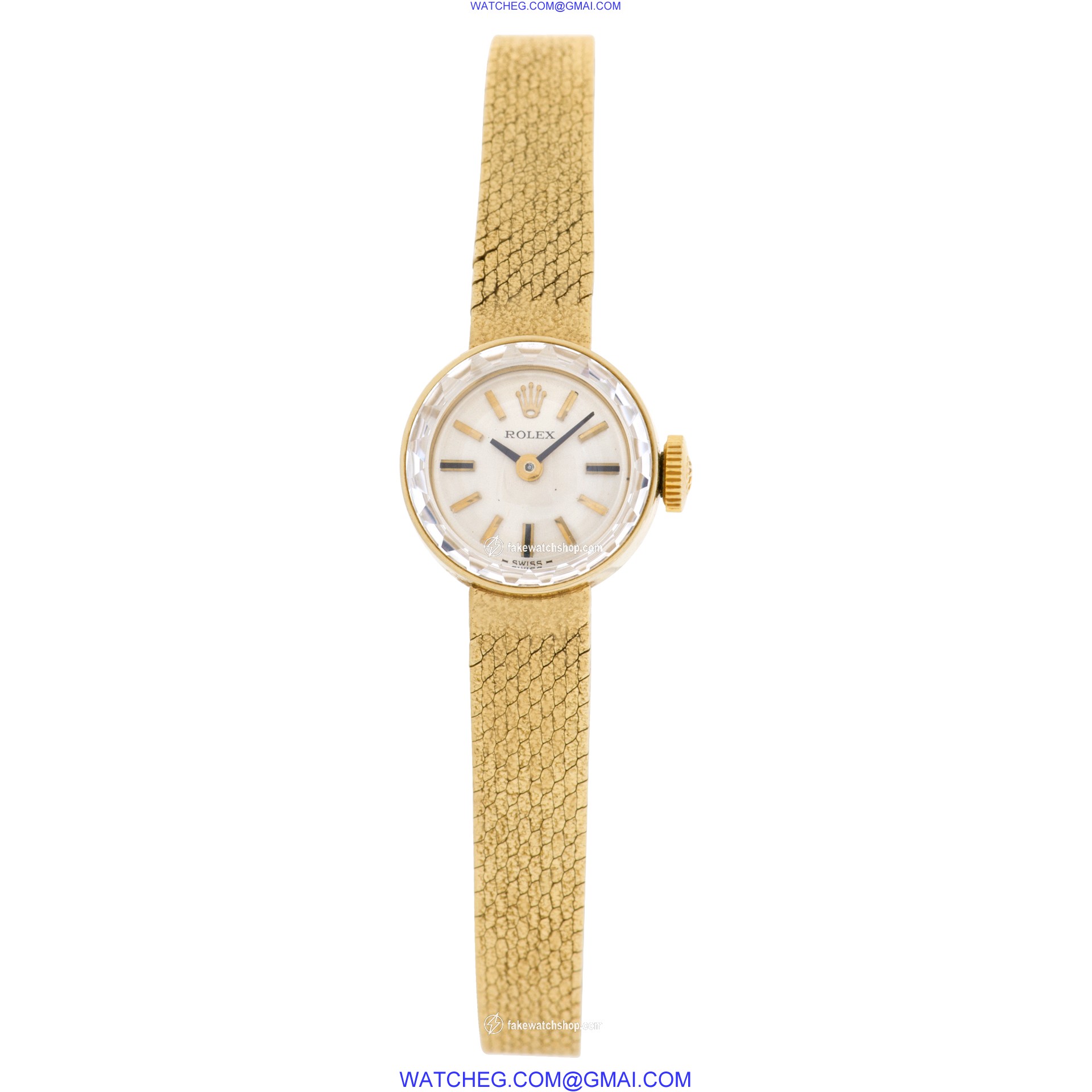 Rolex Cal. 1400 Orchid Manual Female 14k yellow gold 2