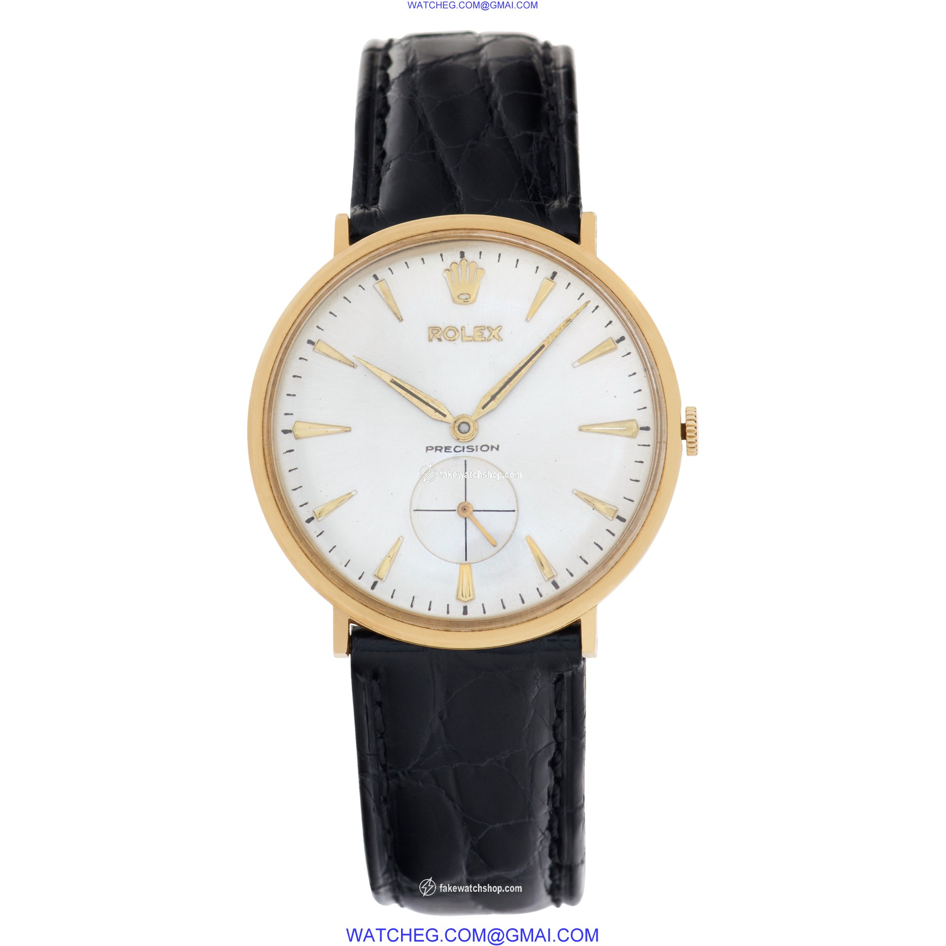 Rolex 12379 Precision Manual Unisex Gold 2