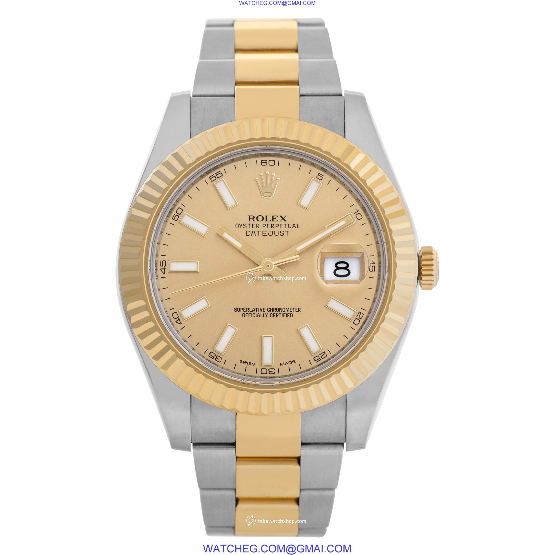 Rolex 116333 Datejust II Automatic Male 18k gold & Stainless Steel 2