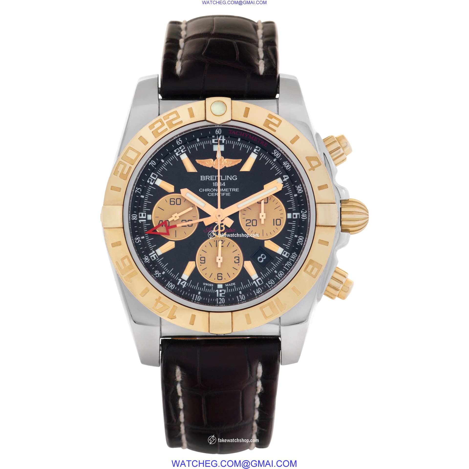 Breitling CB042012 Chronomat 44 GMT Automatic Male stainless steel & rose gold 2