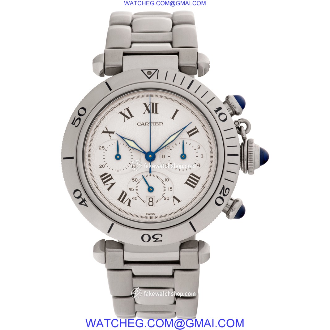 Cartier Cartier 1443 Pasha Quartz Unisex Stainless Steel 2
