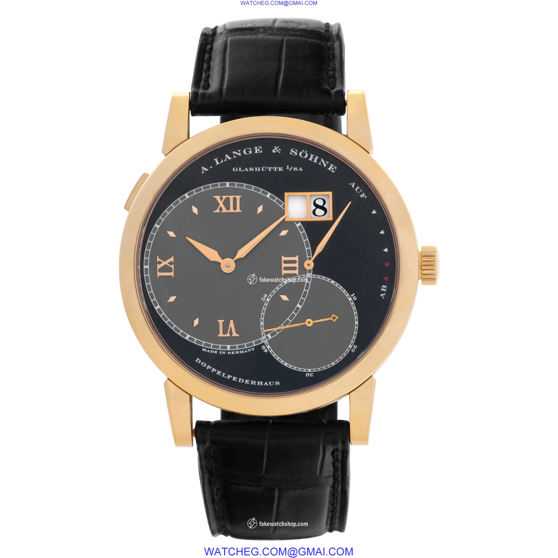 A. Lange & Sohne 115.031 Lange 1 Manual Male 18k rose gold 2