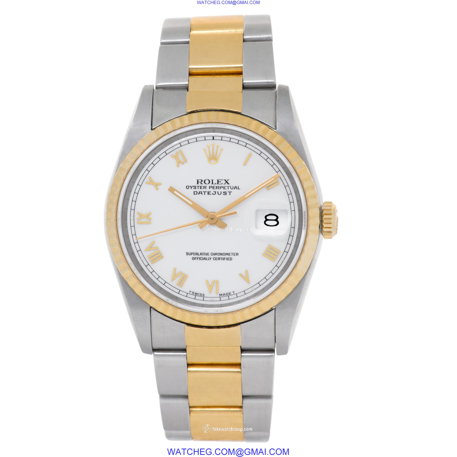 Rolex 16233 Datejust Automatic Unisex 18k gold & Stainless Steel 2