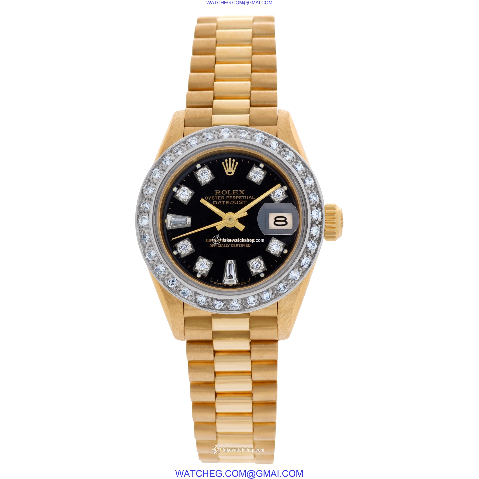 Rolex 69178 Datejust Automatic Female 18k yellow gold 2